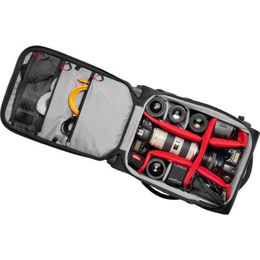Manfrotto Reloader Air-55 Pro DSLR Camera Rolling Case - Waterproof Professional Camera Bag for DSLR, Mirrorless & Video Cameras, Holds 2 Bodies with Lenses + 17