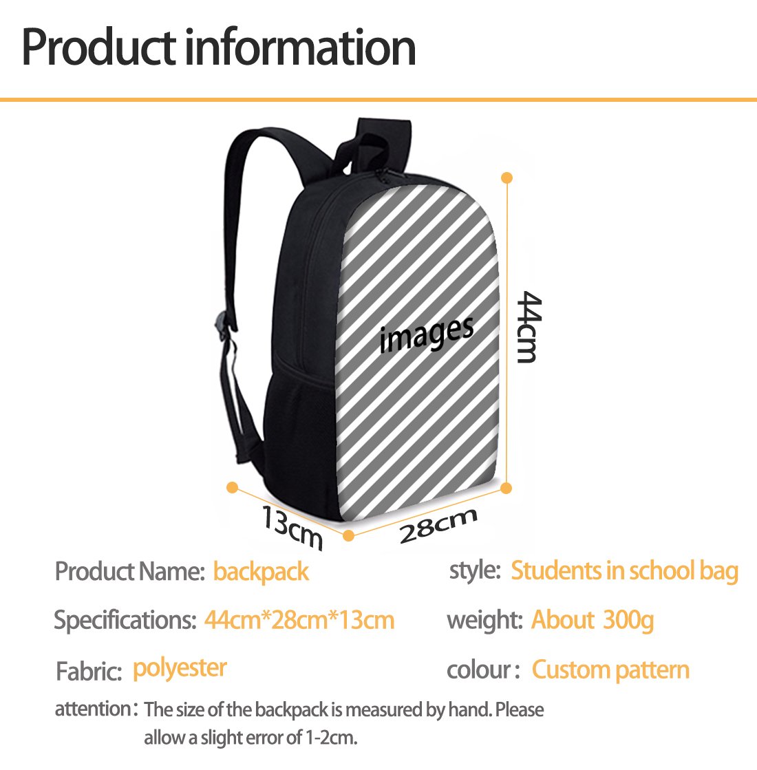 Dellukee Kids Backpack for Girls & Boys - Cute Horse Print Lightweight Durable School Backpack, Book Bag for Elementary Students - Perfect for School, Travel & Outdoor Adventures