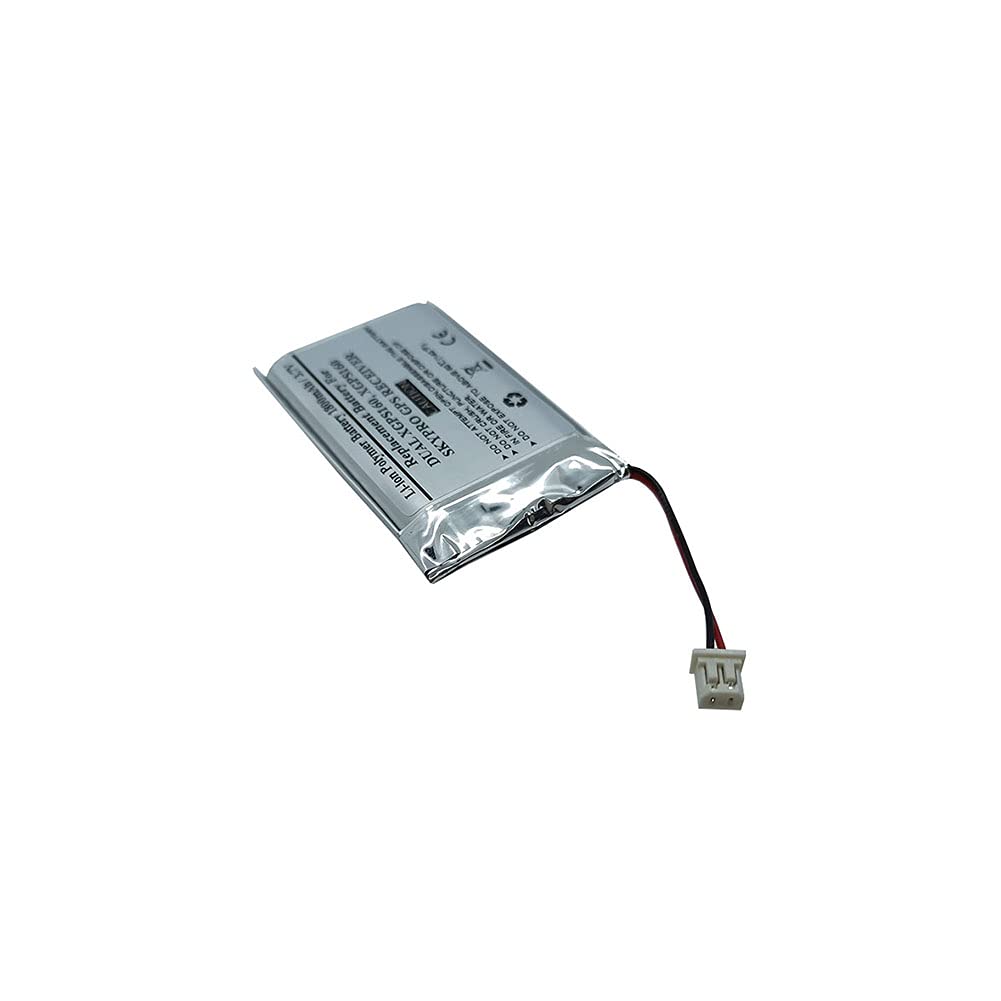 1800mAh 3.7V Replacement Battery for Dual XGPS160 & XGPS160 SKYPRO GPS Receiver - Compatible with P/N:1ICP8/36/50 - Perfect for Car Navigation, Hiking, and Outdoor Adventures