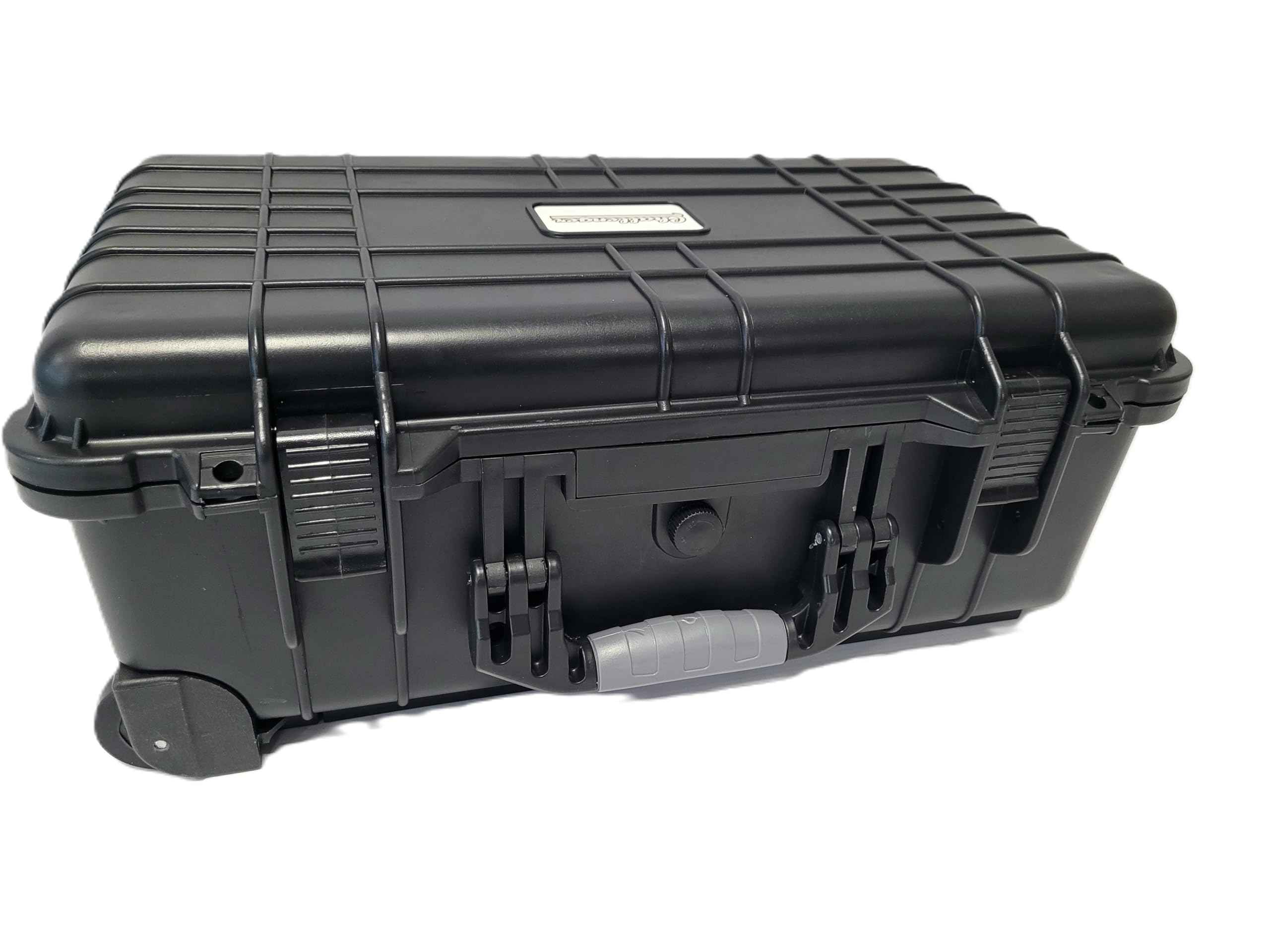 Challenger TR5015 Waterproof Hard Case with Wheels & Retractable Handle - Custom Foam Insert for Cameras, Drones & Equipment - Perfect for Travel, Outdoor Adventures & Professional Gear Protection
