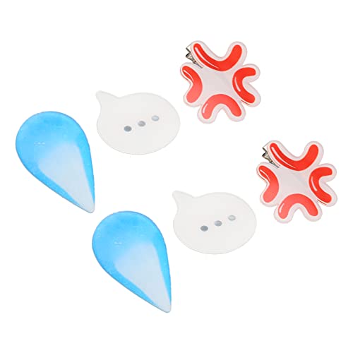 ANGGREK 6pcs Funny Hair Clips Set - Cute Animal Shaped Hairpins for Girls, Women | Perfect for Daily Use, Dating, Parties & School Accessories