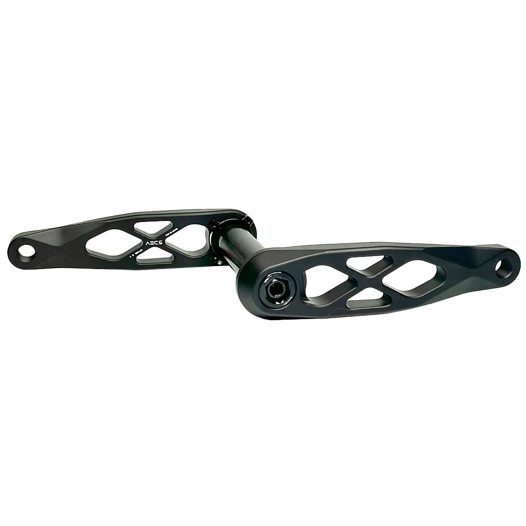 Shimano EP8 eCranks - 5Dev R Spec 155mm Black Mountain Bike Crankset for E-Bike Upgrades & Off-Road Cycling