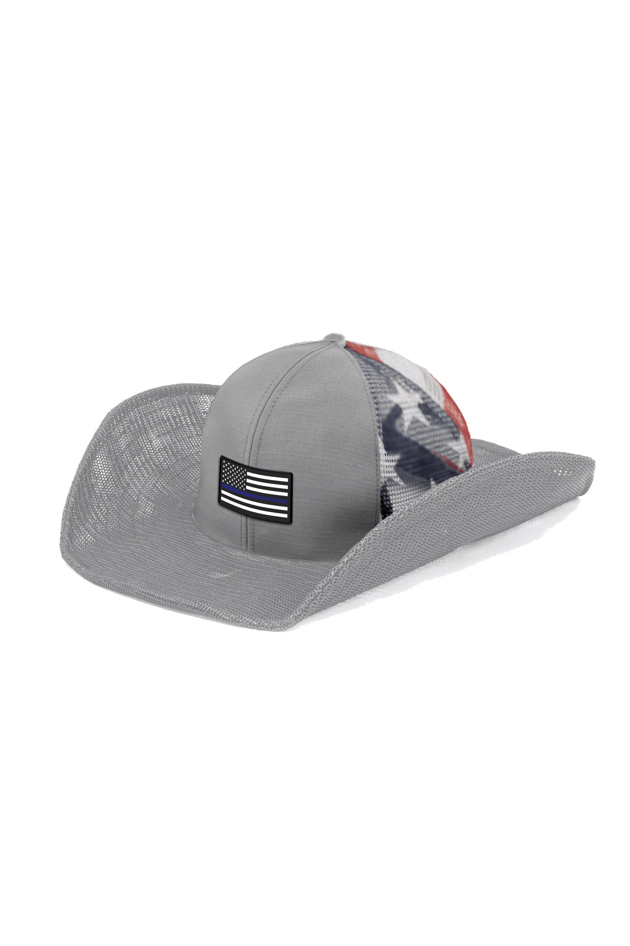 Thin Blue Line USA Flag Cowboy Snapback Hat - 6 Panel Adjustable Baseball Cap for Patriotic & Law Enforcement Support - Perfect for Outdoor, Rallies & Casual Wear
