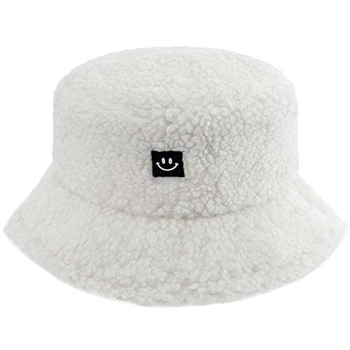 Stylish Furry Bucket Hat for Women & Men - Trendy Winter Fashion Accessory - Perfect for Outdoor Activities, Music Festivals & Streetwear