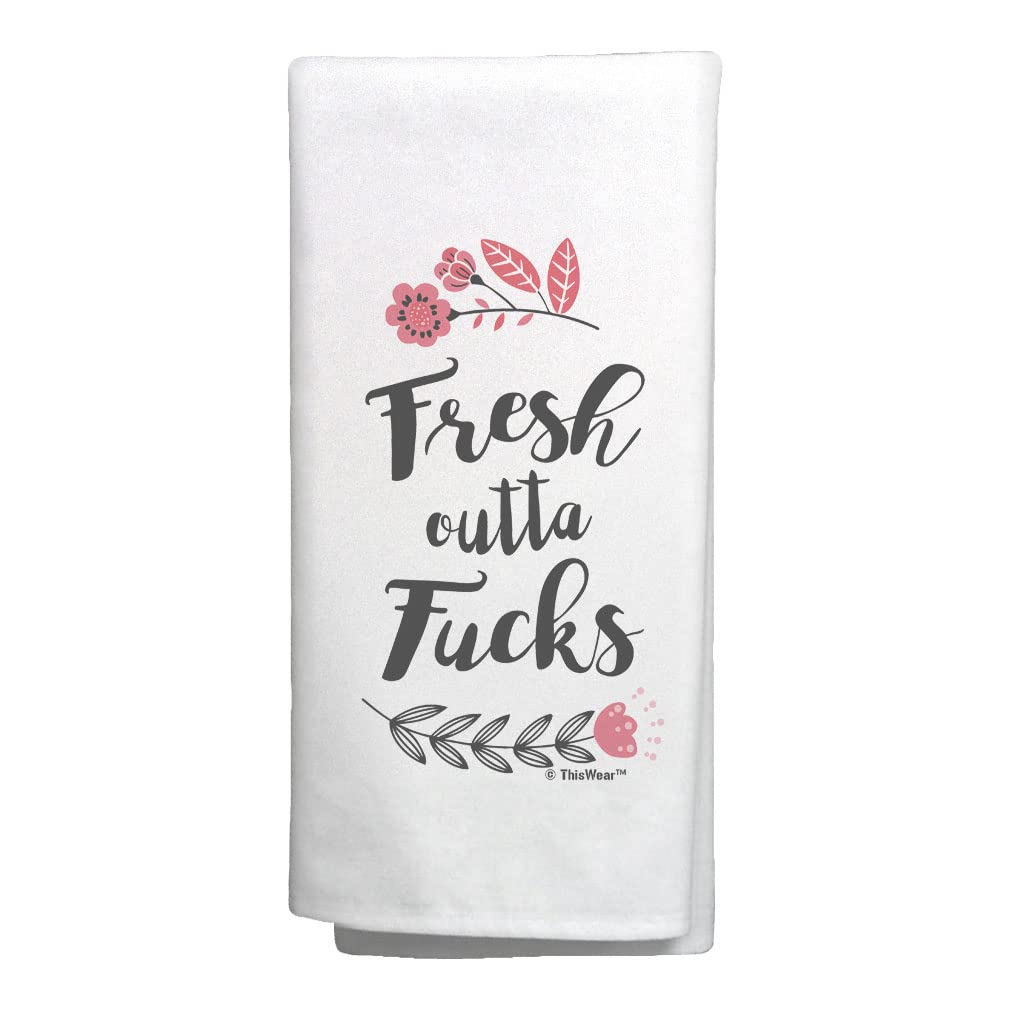 Funny Kitchen Towels - 6 Pack Housewarming Gifts for Women | FS Gag Gifts for Cooking & Decor