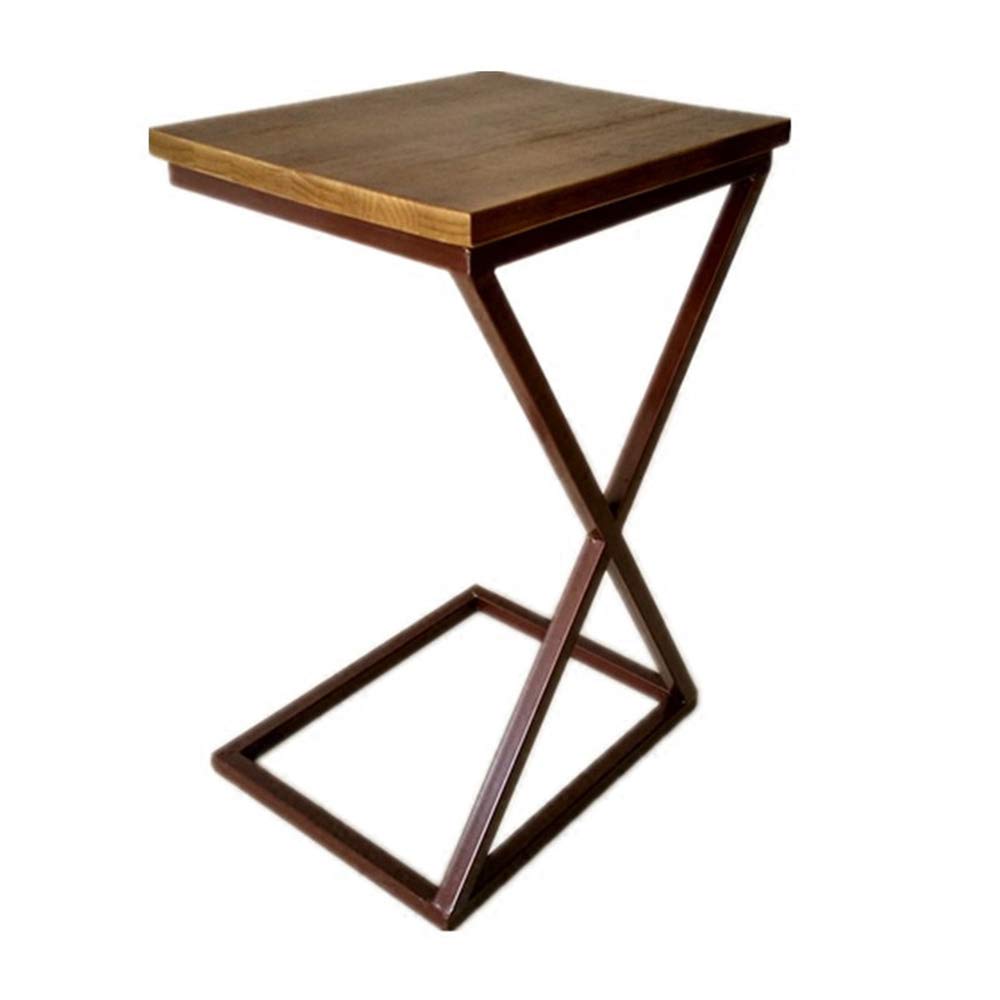 Modern Metal Frame Coffee Table - 60cm Side Table for Living Room, Bedroom & Balcony - Sturdy & Multifunctional End Table (LNT50X) - Perfect for Small Spaces, Reading Nook & Home Decor