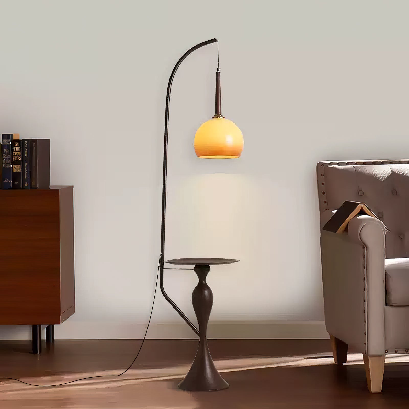 Modern Curvature Floor Lamp - Adjustable Standing Light for Living Room, Bedroom & Office - Elegant Home Decor Lighting with Flexible Design