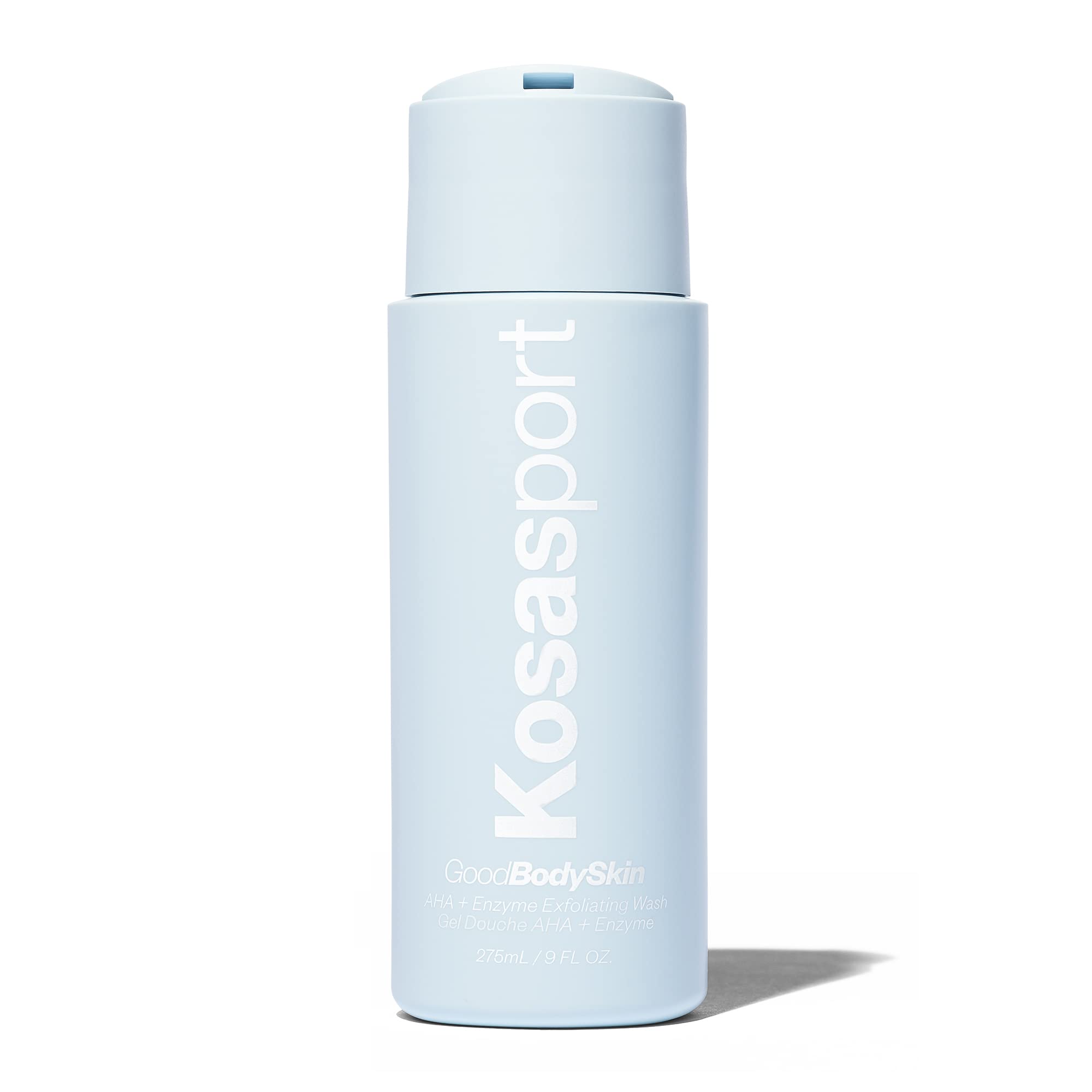 Kosas Kosasport Good Body Skin Body Wash - AHA & Enzyme Exfoliating Cleanser for Smooth & Glowing Skin | Gentle Daily Shower Gel for Dry, Sensitive & Acne-Prone Skin | Perfect for Post-Workout & Nighttime Skincare Routine