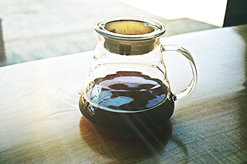 Hiware 600ml Clear Glass Coffee Carafe - Durable Coffee Server & Pot for Pour Over, French Press, and Drip Coffee Makers - Perfect for Home, Office, and Cafes