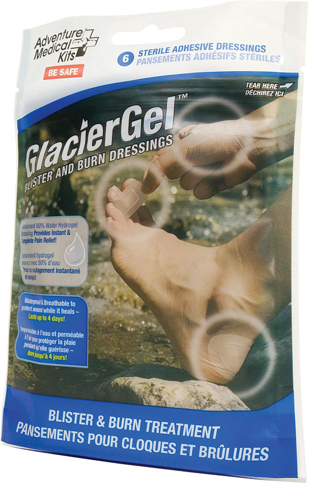 Adventure Medical GlacierGel Blister & Burn Treatment - Fast Healing Gel for Hiking, Camping & Outdoor First Aid - Soothes Blisters, Burns & Skin Irritations