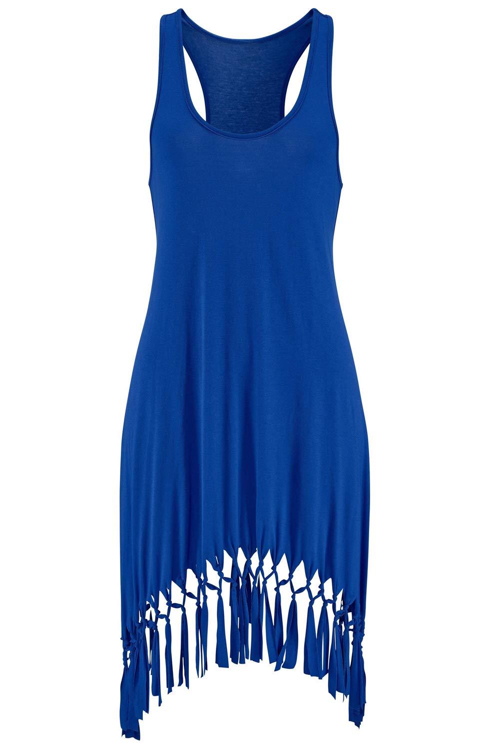 Pinziko Women's Summer Swimsuit Cover Up - Beach Dress Bathing Suit Cover with Fringe - Perfect for Poolside, Vacation & Tropical Getaways