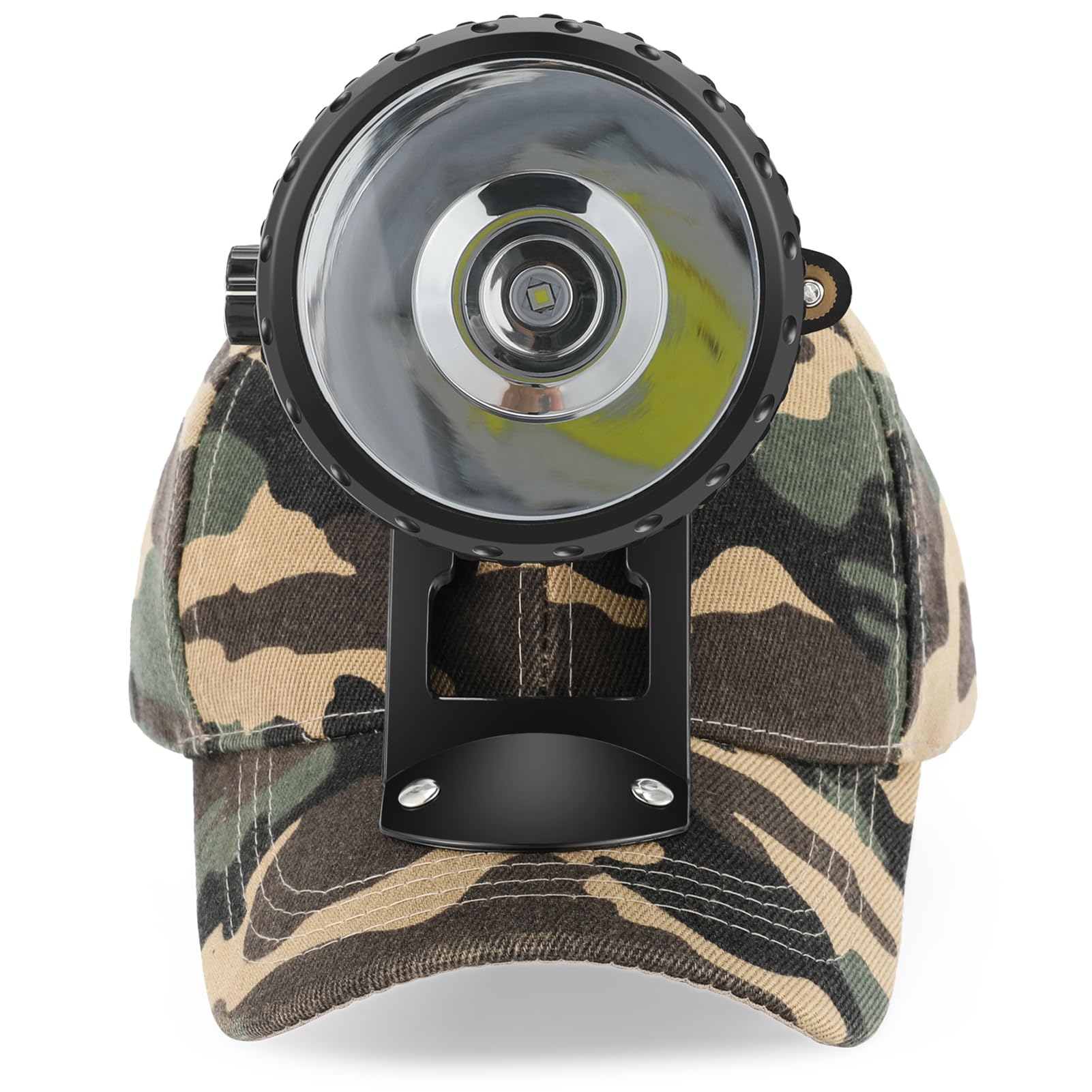 80000 LUX Super Bright Rechargeable LED Hunting Headlamp - Red/White/Green/Amber Light for Coyote, Hog & Predator Hunting - 5 Mode Switch with Soft Cap | Ideal for Night Hunting, Tracking & Outdoor Adventures