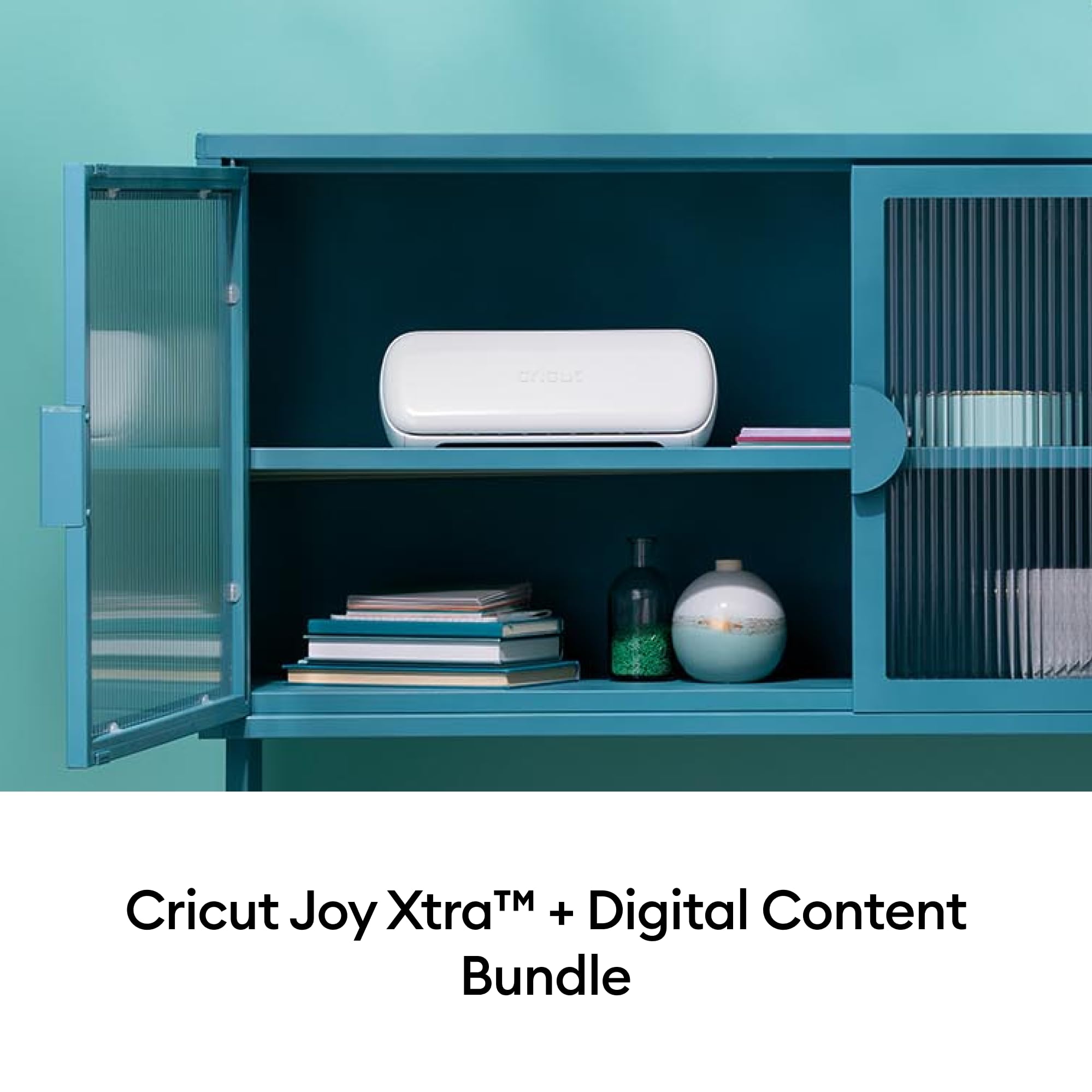 Cricut Joy Xtra Die Cutting Machine - Compact & Portable DIY Crafting Tool for Vinyl, Cardstock, Iron-On (White) | Perfect for Scrapbooking, Home Decor, and Personalized Gifts