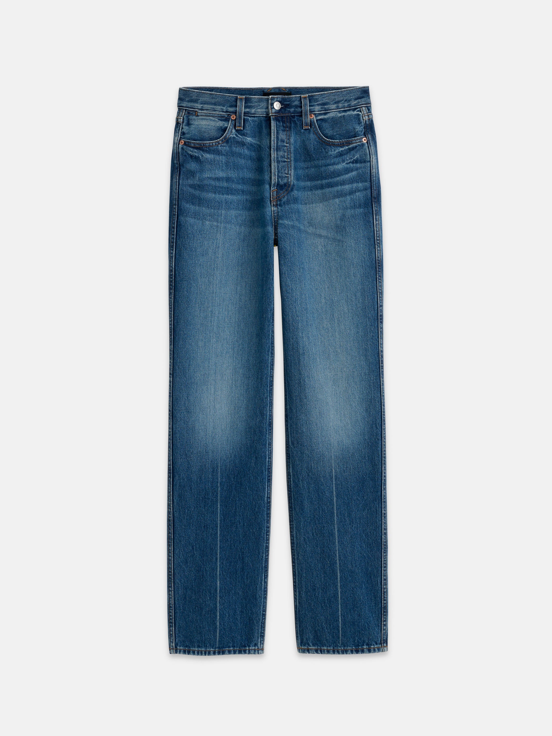 Carla High Rise Straight Leg Jeans for Women - Slimming Stretch Denim Pants - Perfect for Casual Wear, Office & Date Night