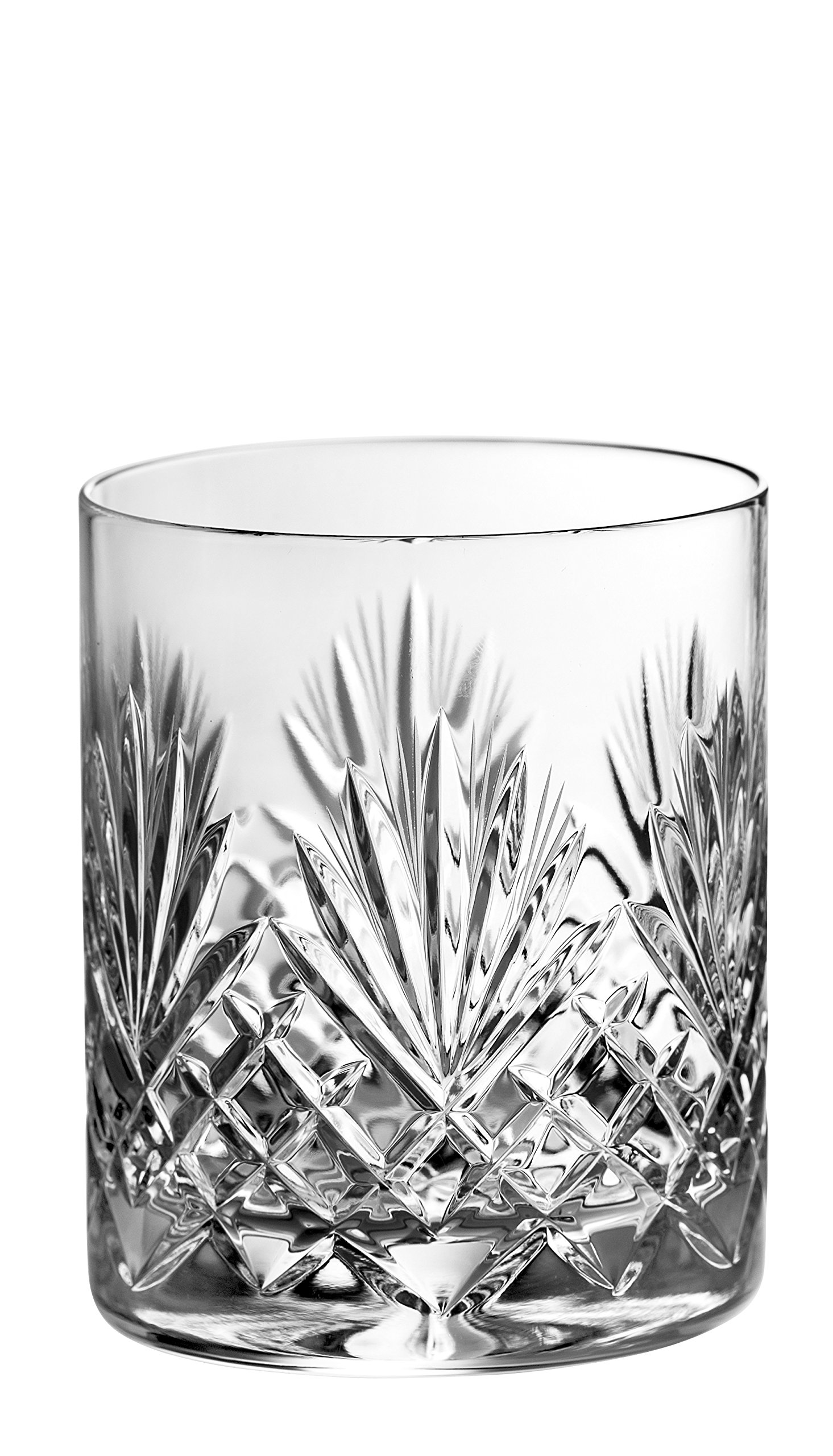 Premium Barski Crystal Double Old Fashioned Glasses - Set of 6 Hand-Cut 11oz Whiskey Tumblers - Elegant Bourbon, Scotch & Cocktail Drinking Glasses - Made in Europe - Perfect for Home Bars, Gifts & Entertaining