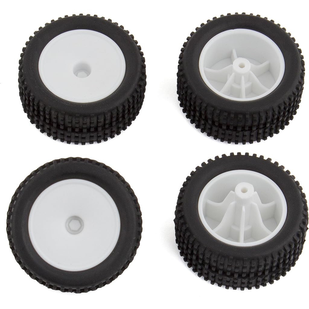 Team Associated 21435 ASC21435 RC28T Mounted Wheels and Tires - High Performance RC Car Parts for Off-Road Racing and Drifting
