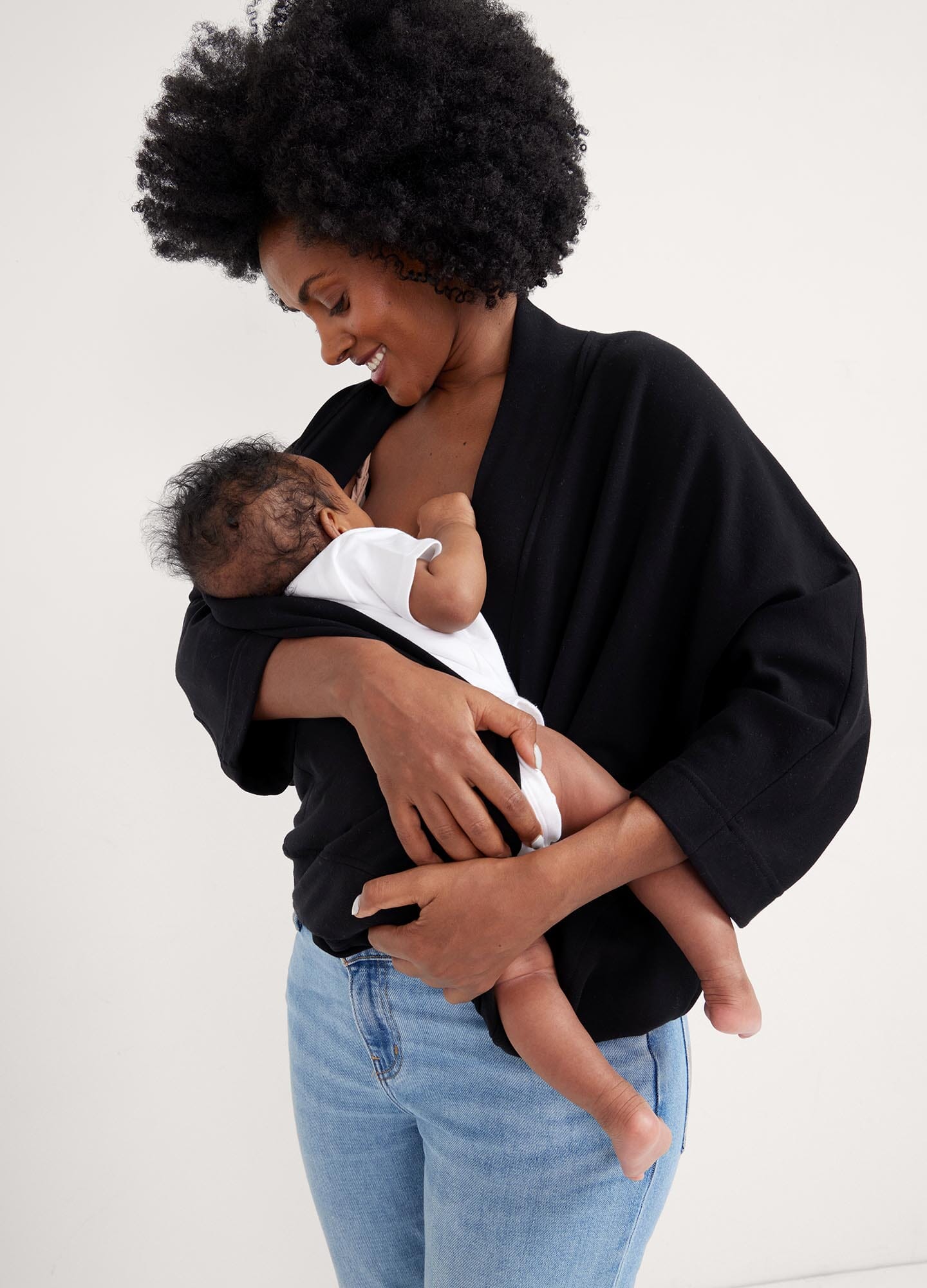 Comfy Nursing Sweatshirt for New Moms - Soft Maternity Pullover for Breastfeeding & Pumping - Perfect for Hospital, Home & Outings