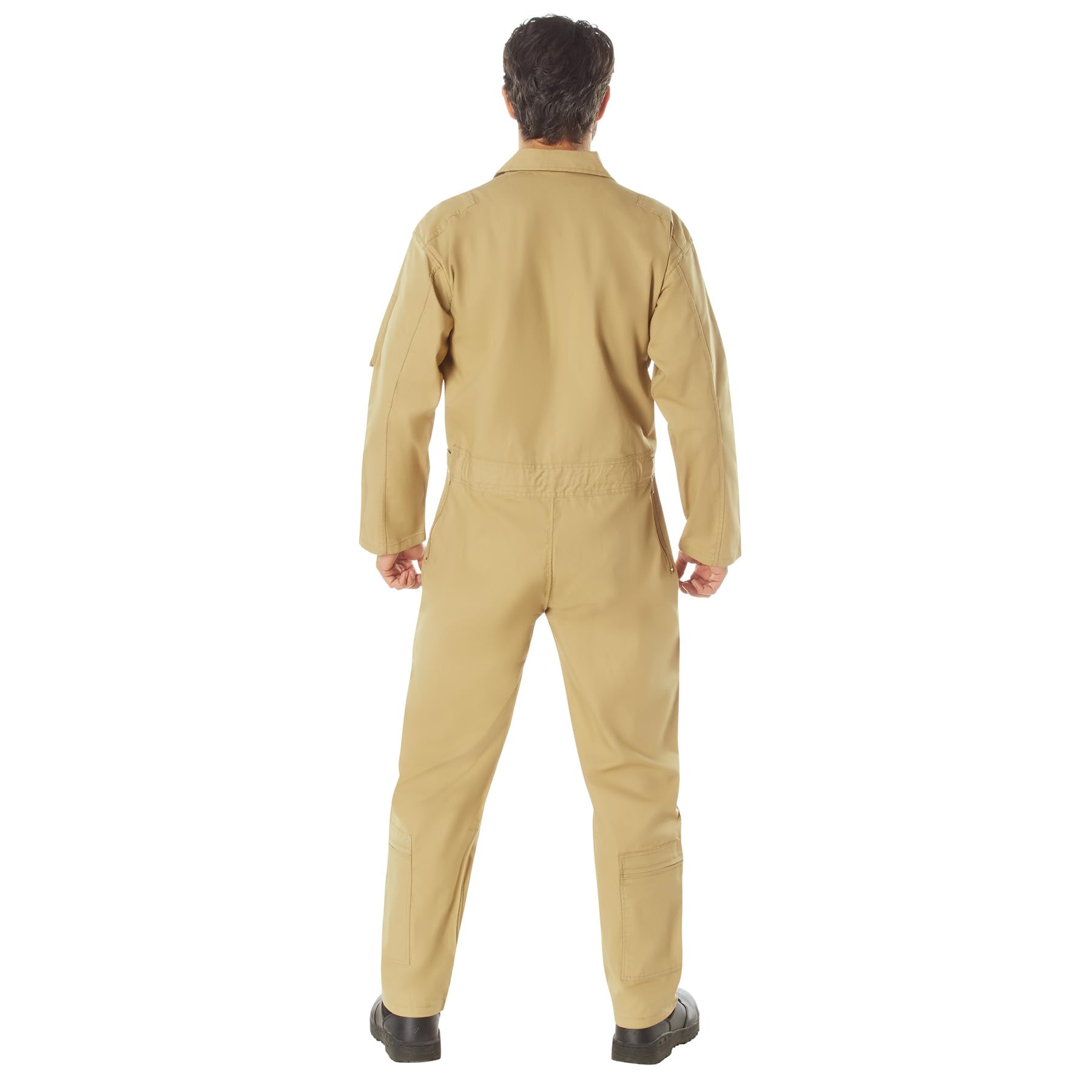 Rothco Men's Flight Suit - Military Pilot Coveralls Jumpsuit for Aviation, Cosplay & Halloween Costume - Durable & Comfortable for Workwear & Role Play