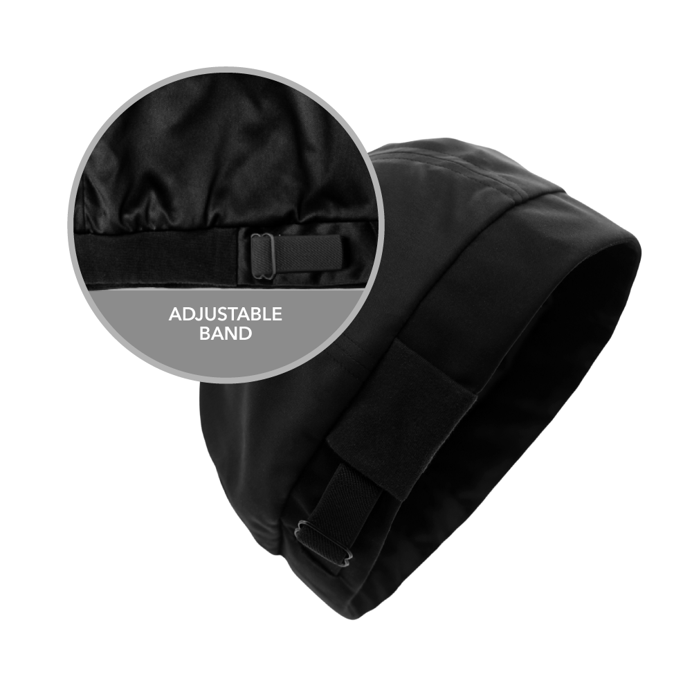 Satin Lined Unisex Adjustable Wave Cap for Sleeping & Hair Protection - Soft & Comfortable Hair Accessory for Men & Women