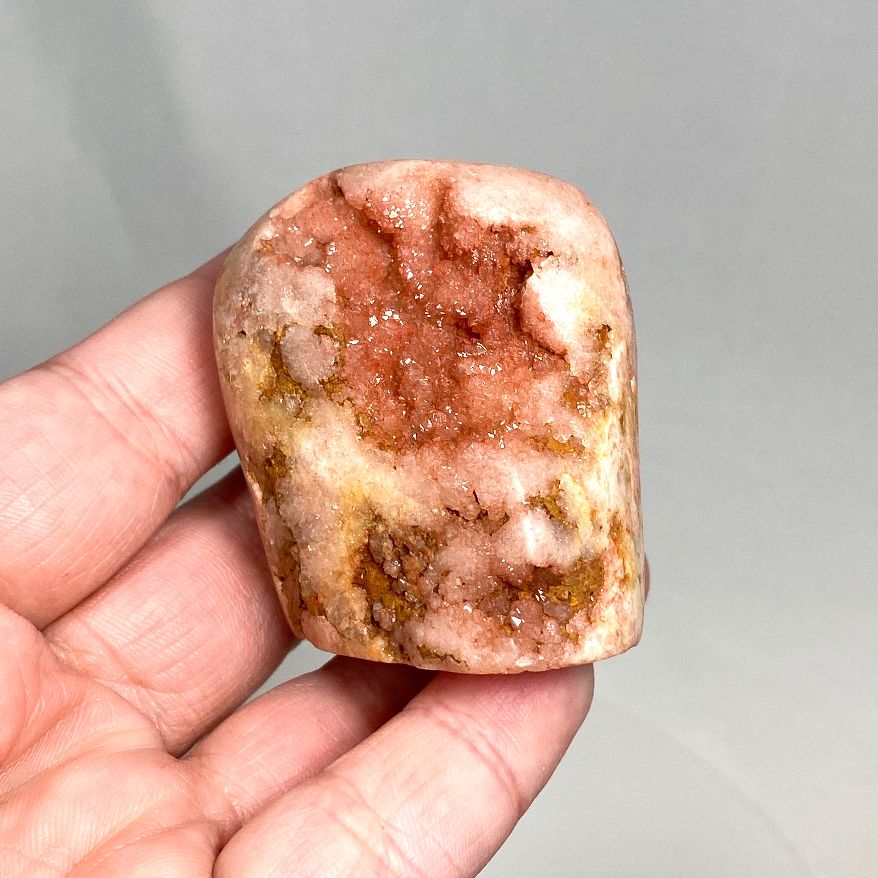 Natural Pink Amethyst Freeform Stone - Healing Crystal for Meditation, Yoga & Home Decor (PAF 02) | Spiritual Gift & Positive Energy Enhancer