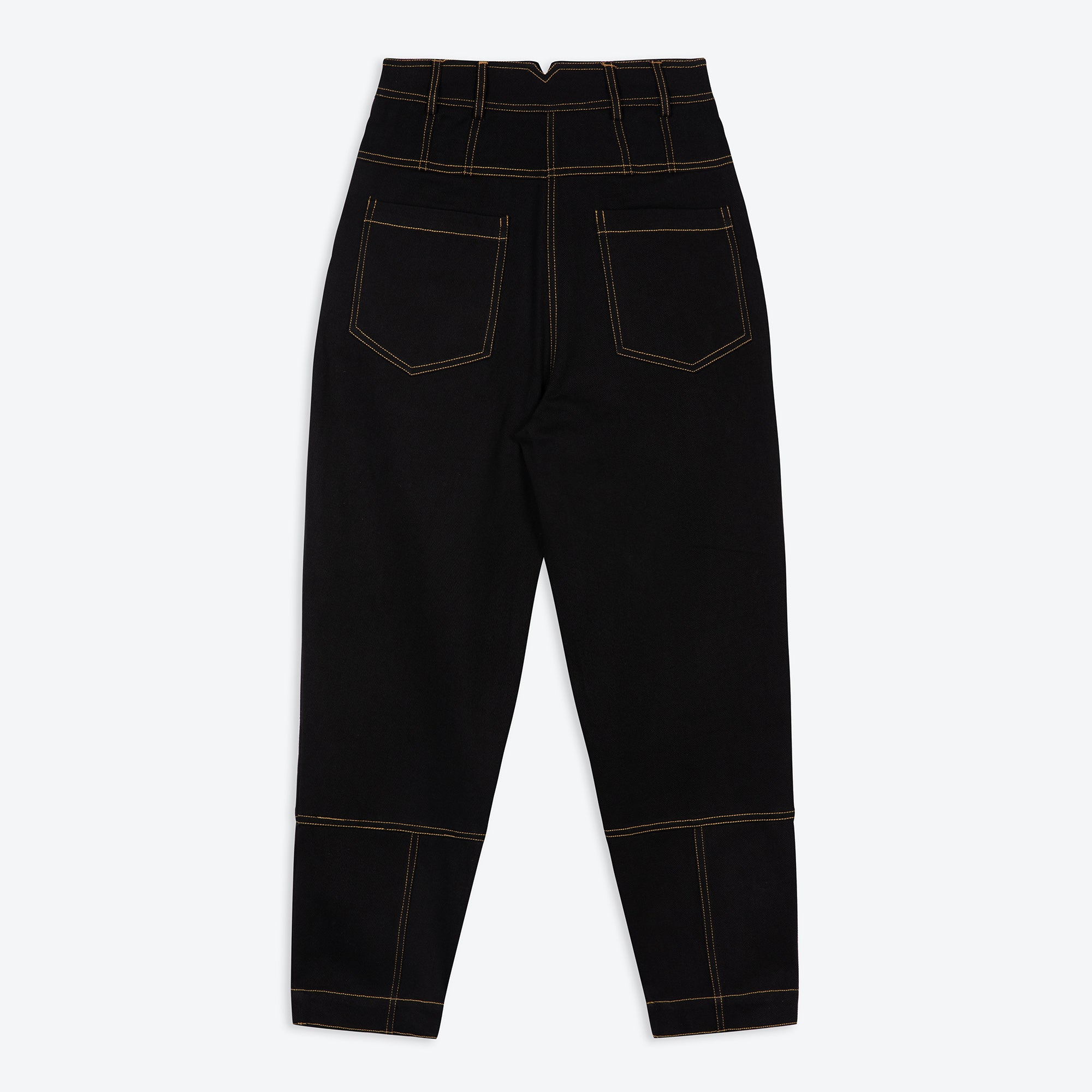 Lowie Drill Black 5 Button Men's Dress Pants - Formal Office Wear & Business Casual Attire for Professional Men