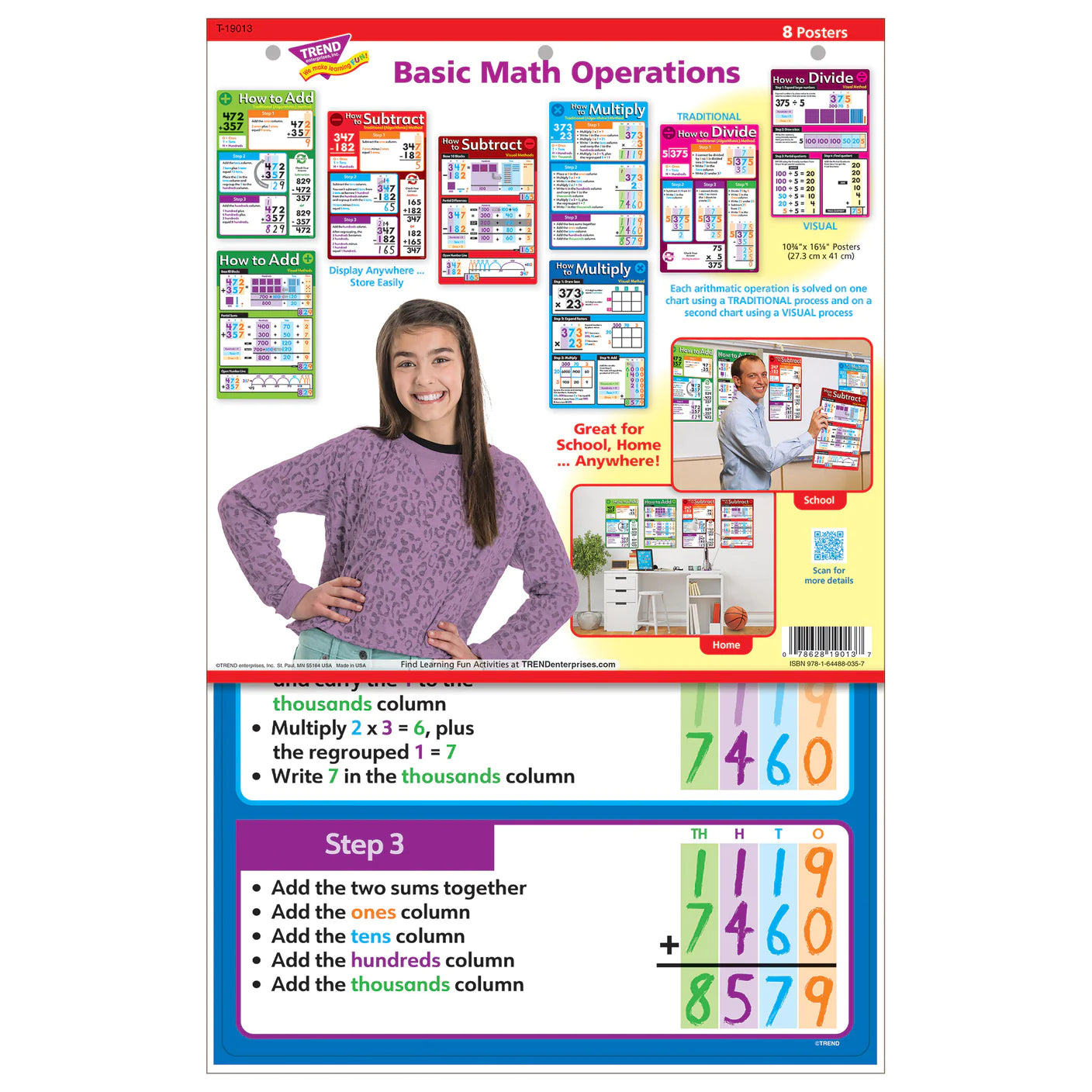Basic Math Operations Learning Set - Educational Math Kit for Kids - Perfect for Homeschooling & Classroom Activities