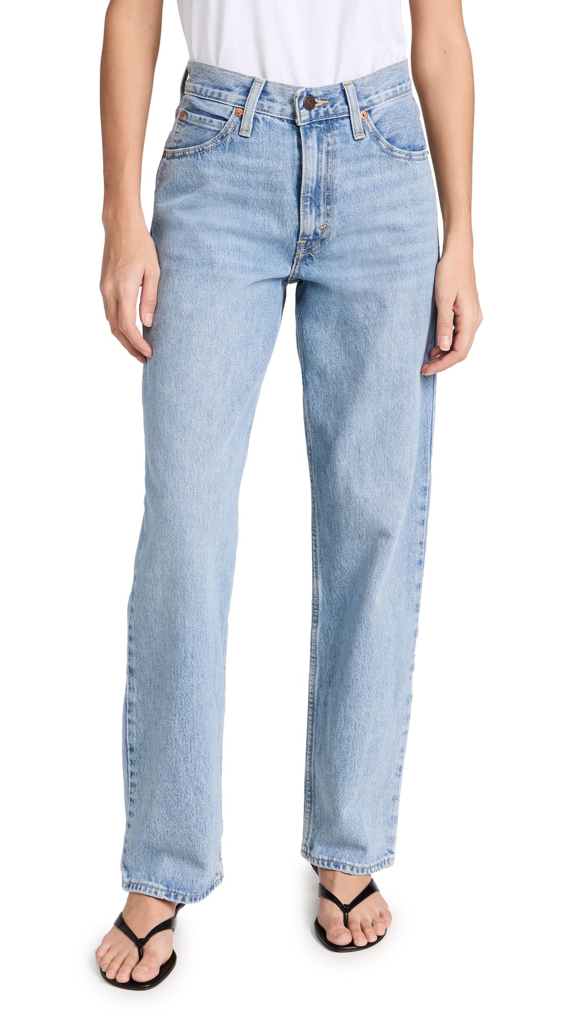 Levi's Women's Dad Jeans - High Waisted Relaxed Fit Vintage Denim Pants for Casual Outfits & Everyday Wear