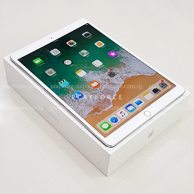 Apple iPad Pro 10.5-inch 2nd Generation (256GB, Wi-Fi + Cellular, Silver) - Perfect for Business, Creative Work & Entertainment on the Go
