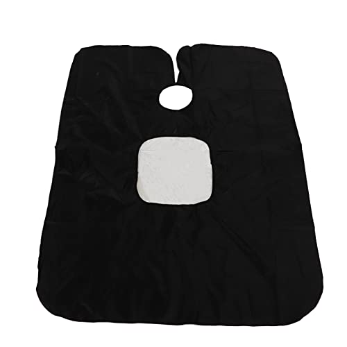 Professional Black Waterproof Barber Cape - Adjustable Buckle, Soft & Reusable Hair Cutting Cape for Home & Salon Use | Perfect for Haircuts, Styling & Grooming
