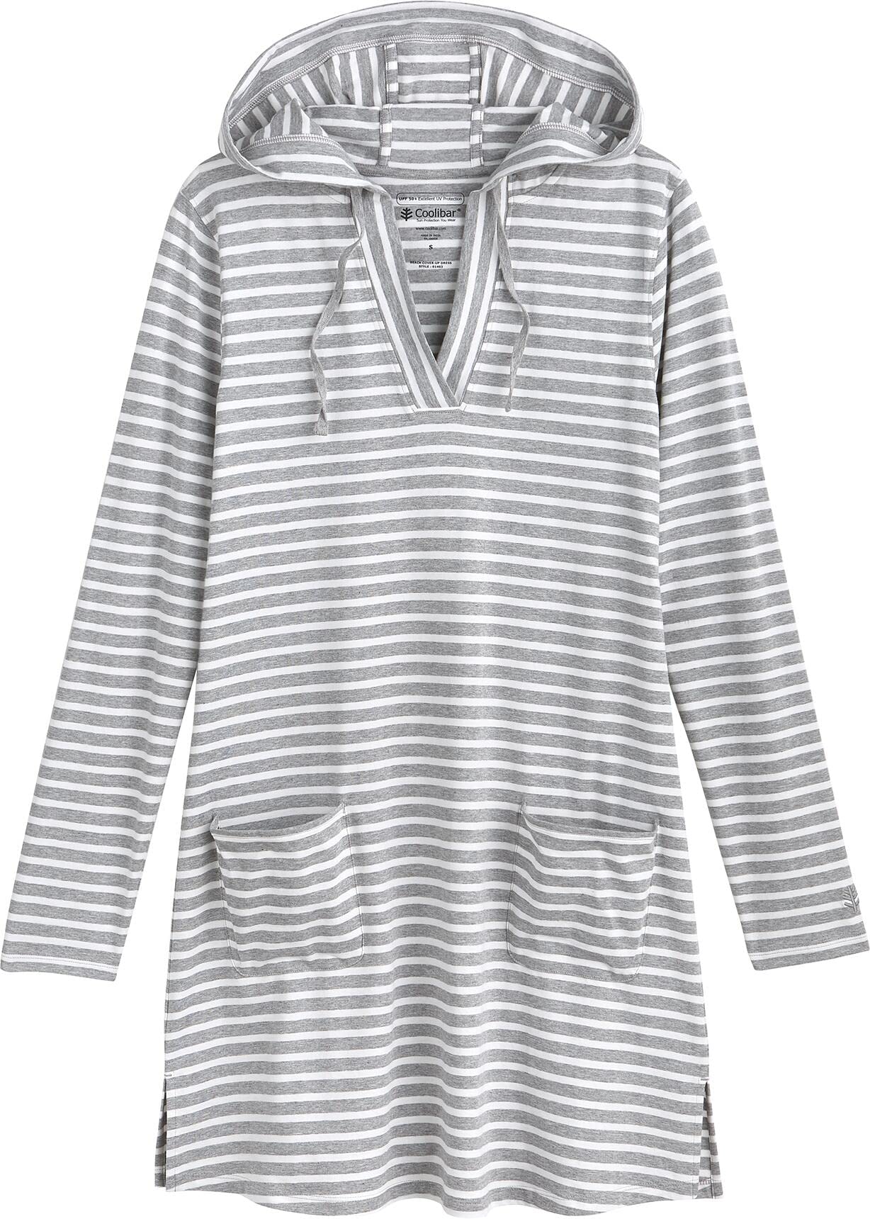 Coolibar UPF 50+ Women's Sun Protective Catalina Beach Cover-Up Dress - Lightweight Swim Coverup for Pool, Beach & Vacation Wear