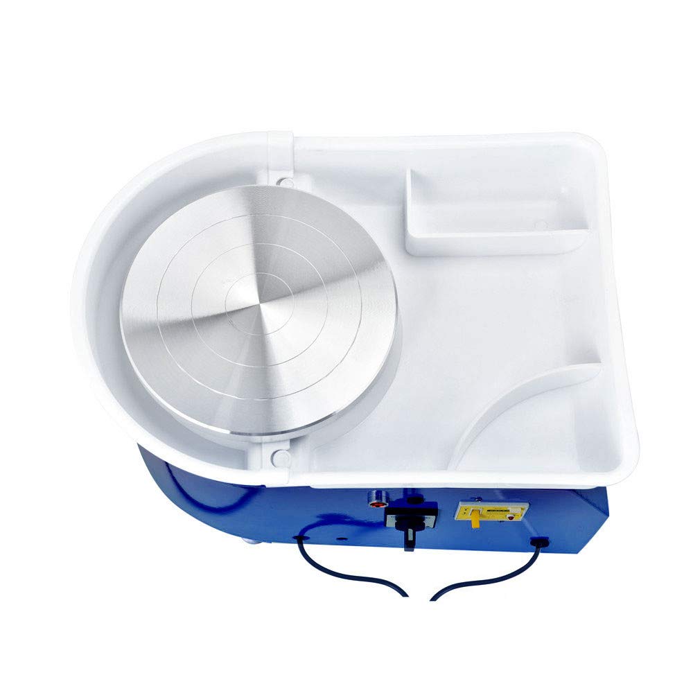 BACHIN 350W Electric Pottery Wheel with Foot Pedal - 25CM Ceramic Forming Machine for DIY Pottery, Art & Craft Projects - Perfect for Home Studios, Classroom Use & Professional Ceramic Work