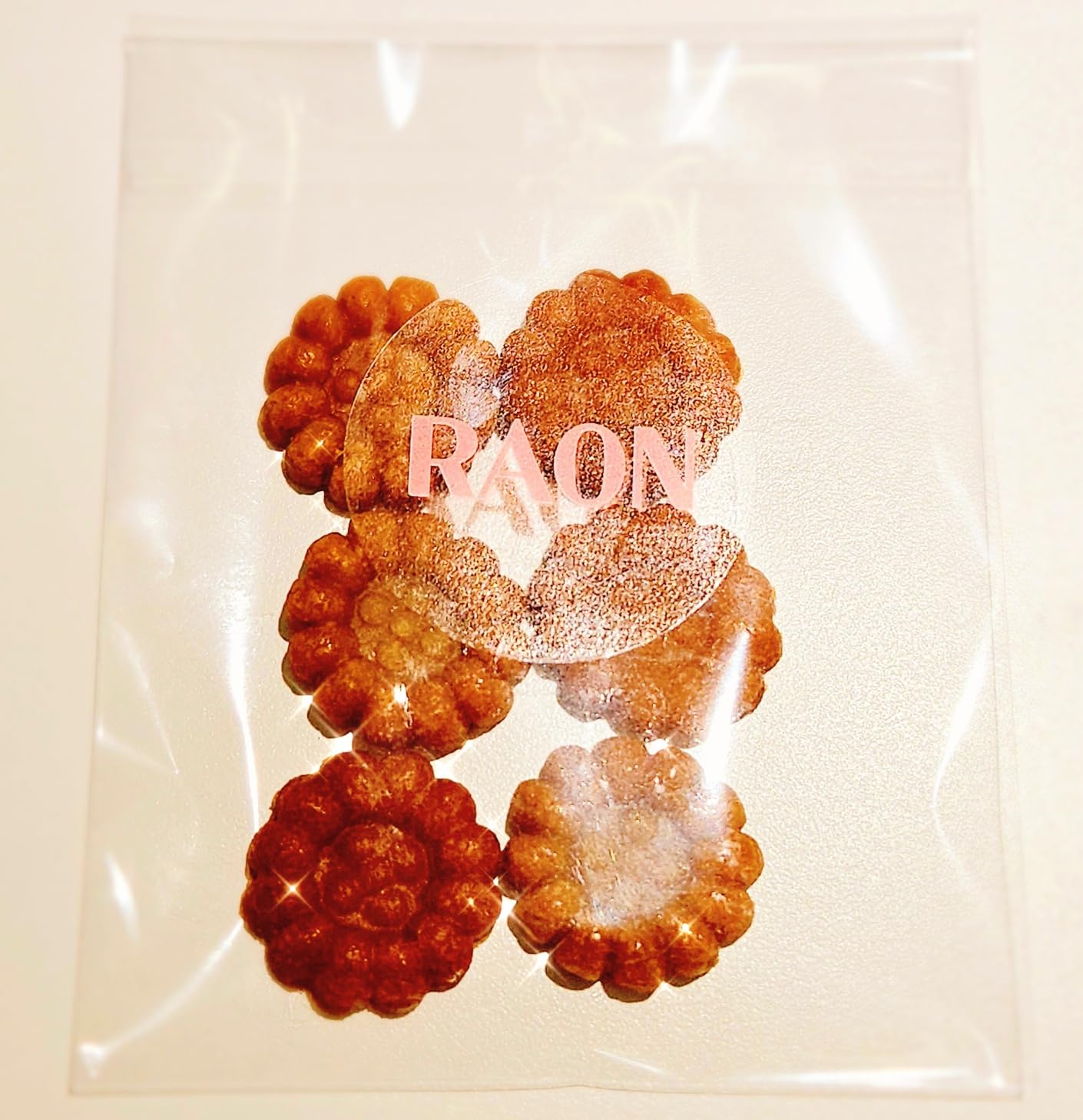 RAON MINI YakGwa Cookies - Authentic Korean Traditional Honey Pastry, 6-Pack (5.5x4.3x0.2 Inch) - Sweet Royal Delight for Tea Time, Gift Giving & Asian Dessert Lovers