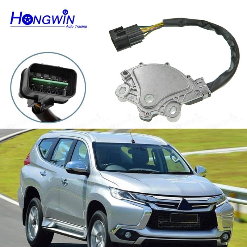 MR263257 8604A015 Neutral Safety Switch A/T Case Inhibitor Switch Compatible with Mitsubishi Pajero V73 V75 V77 1998-2006 - Automatic Transmission Shift Lock Replacement Part for Smooth Gear Shifting & Enhanced Vehicle Safety