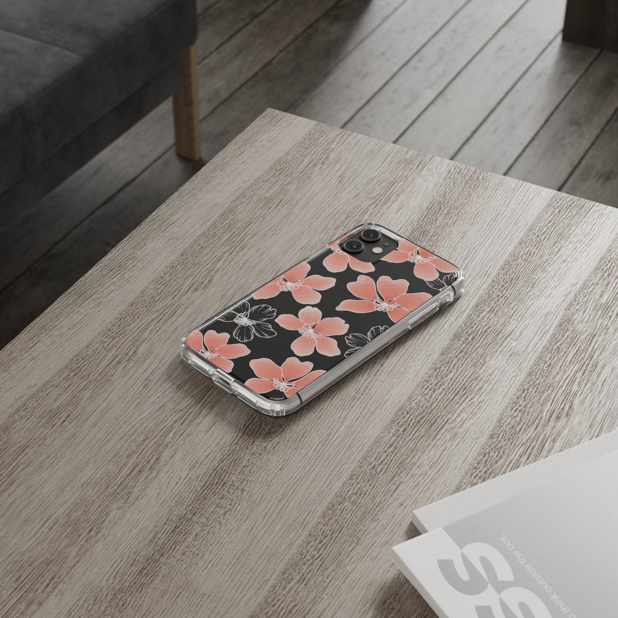 Hong Kong Orchid Clear Phone Case - Slim Protective Cover for iPhone & Samsung | Perfect for Everyday Use, Travel & Gifting