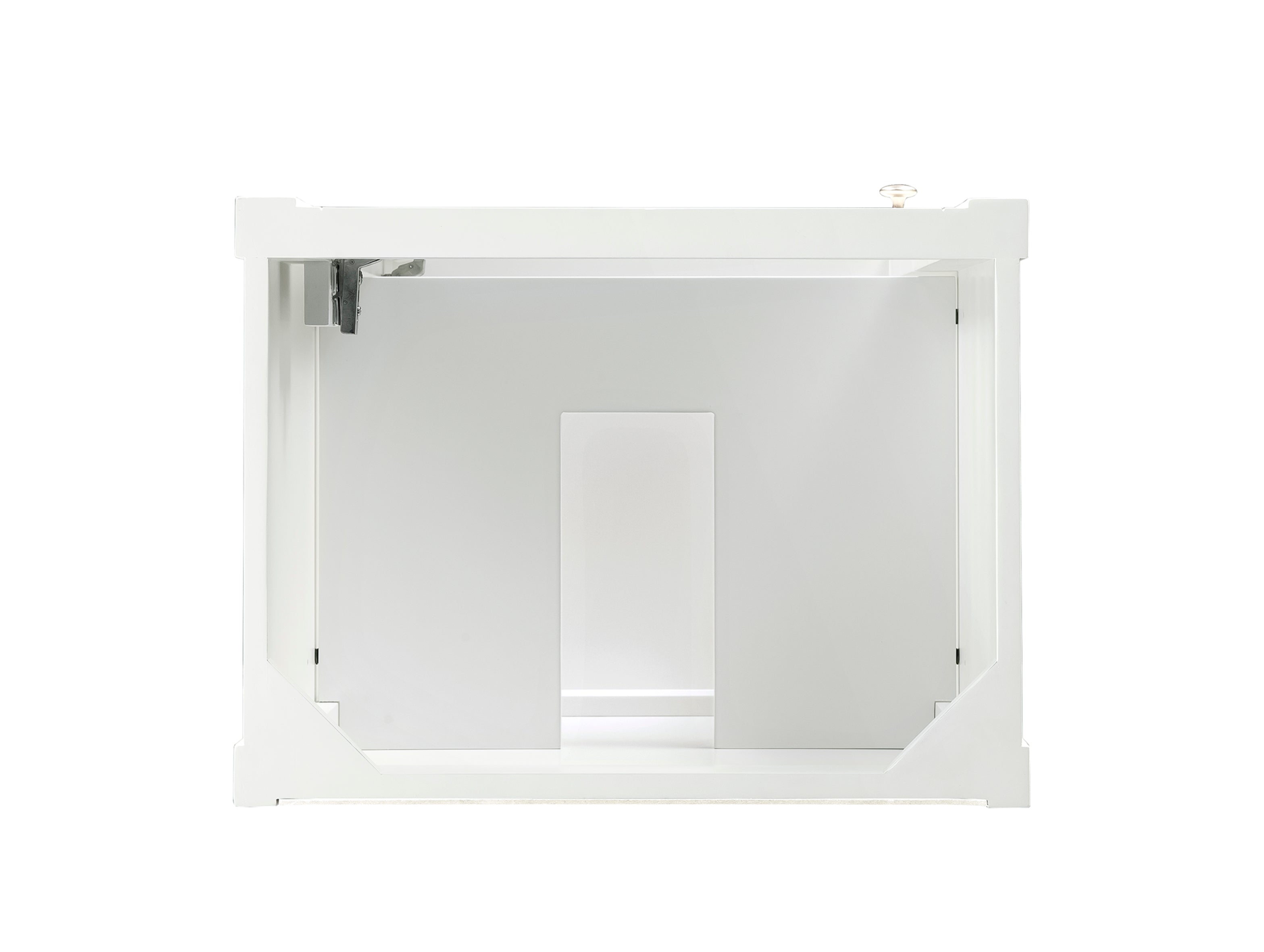 Britannia 24 Inch Single Bathroom Vanity Cabinet with Sink - Glossy White Finish for Modern Bathroom Decor | Perfect for Small Spaces, Apartments & Guest Bathrooms