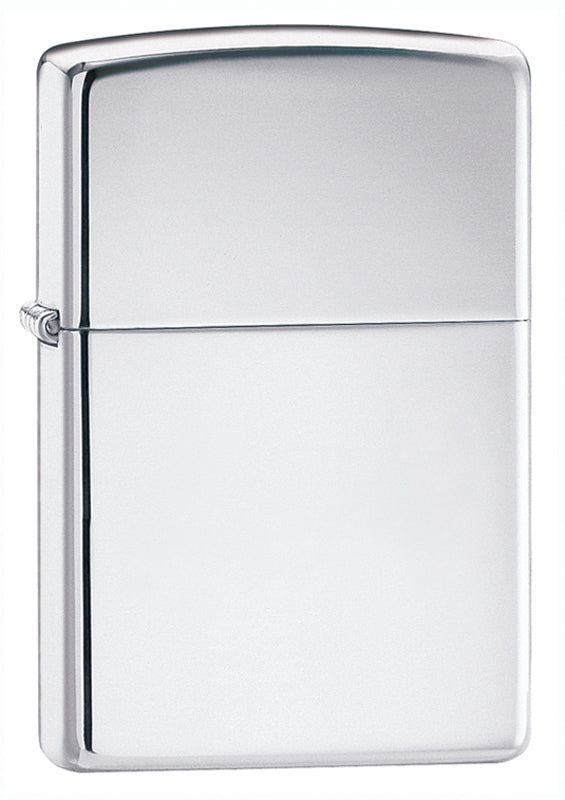 Zippo Armor High Polish Chrome Windproof Lighter - Refillable & Durable Metal Lighter for Outdoor Camping, Hiking, and Everyday Use