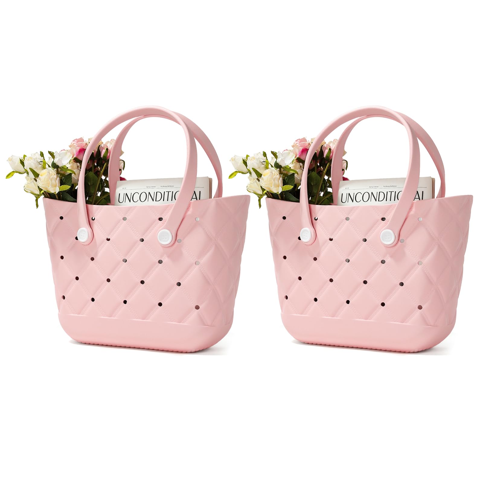 Extra Large Waterproof Beach Tote Bag - Durable Washable Rubber Travel Handbag for Women, Gym, Pool, Shopping & Outdoor Activities | Perfect for Beach Trips, Sports & Market Use