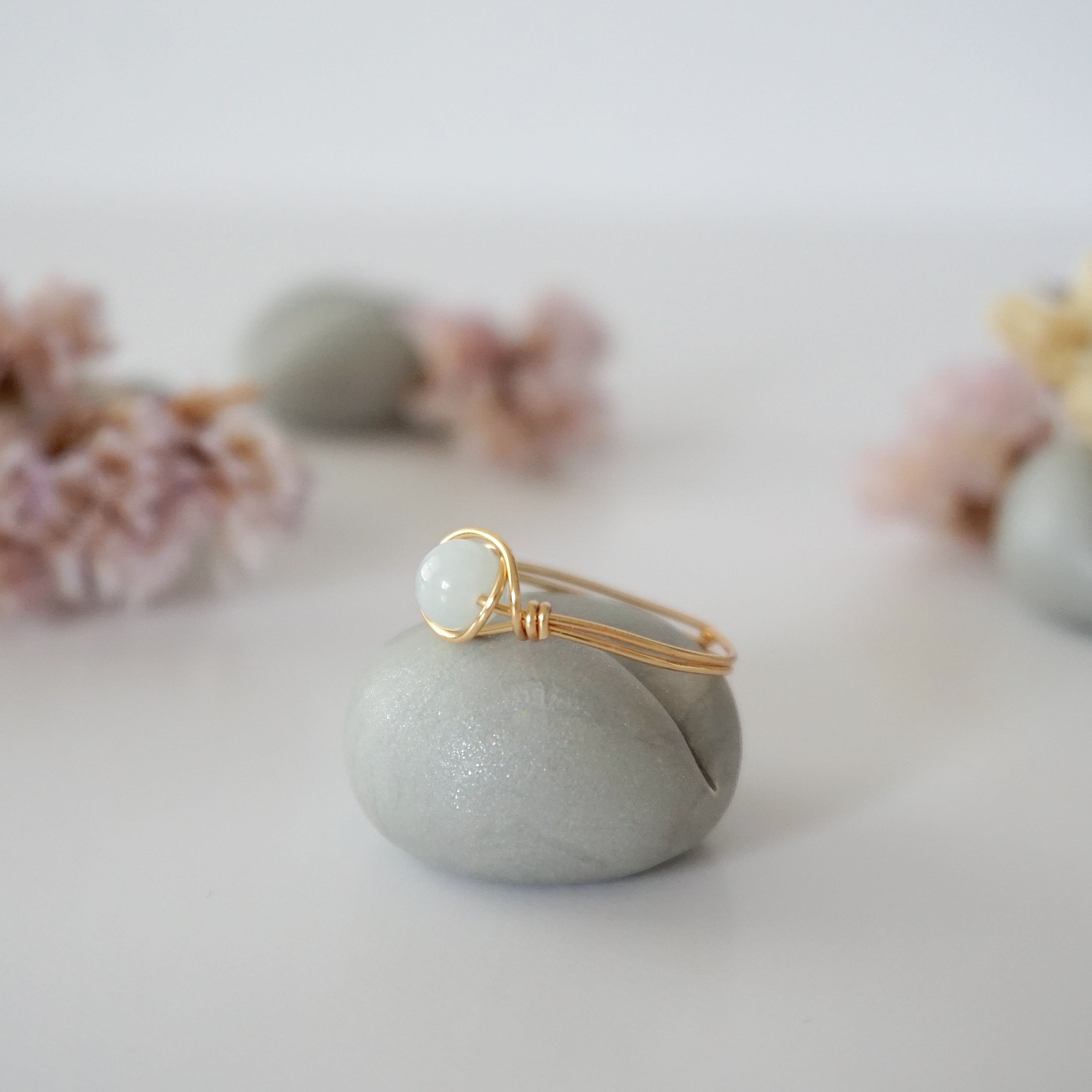 Elegant Aquamarine Birthstone Ring for Women - March Birthstone Jewelry Gift for Mom, Sister, Wife - Perfect for Birthdays, Anniversaries & Special Occasions