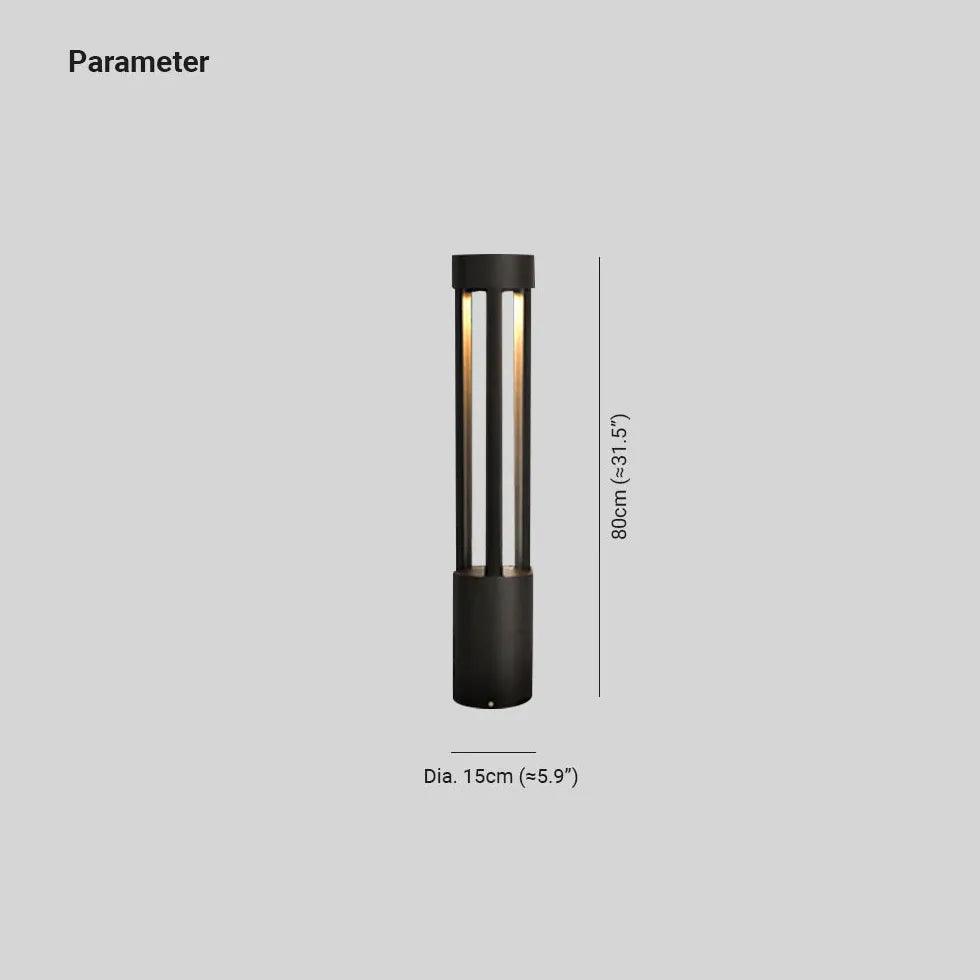 Modern Ribbed Glass Outdoor Wall Lights - Waterproof Minimalist Sconce for Porch, Patio, and Garden Lighting - Perfect for Exterior Entryway, Backyard, and Pathway Illumination