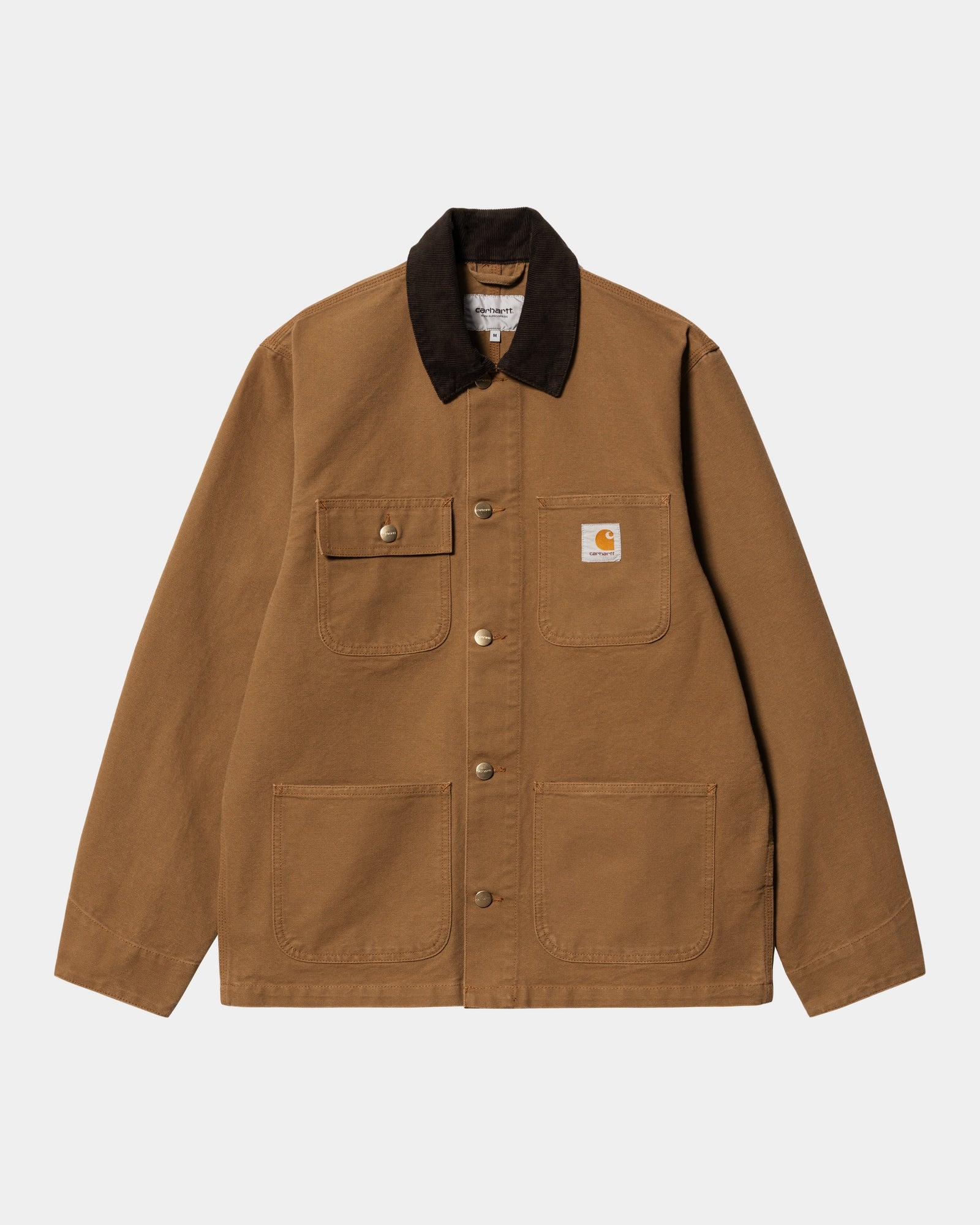 Michigan Chore Coat - Spring Work Jacket | Hamilton Brown Rinsed Denim | Perfect for Outdoor Work & Casual Wear