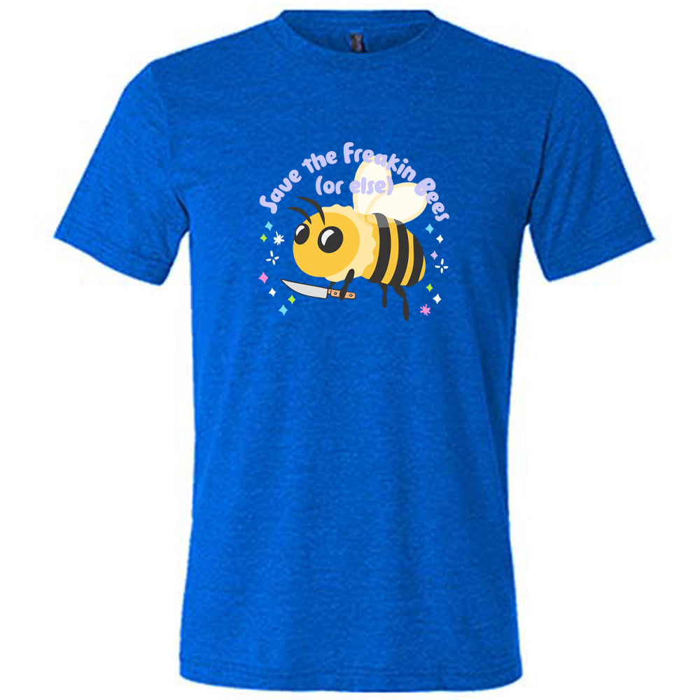Save The Bees T-Shirt - Unisex Eco-Friendly Organic Cotton Tee - Support Pollinators & Environmental Conservation - Perfect for Earth Day, Beekeeping, and Nature Lovers