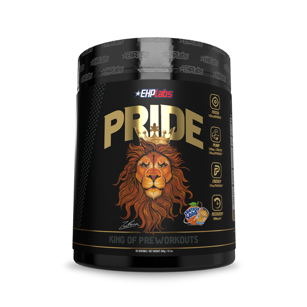 EHP Labs Pride Pre-Workout Powder - 40 Servings for Energy, Focus & Performance | Best for Gym, Bodybuilding & Fitness Training
