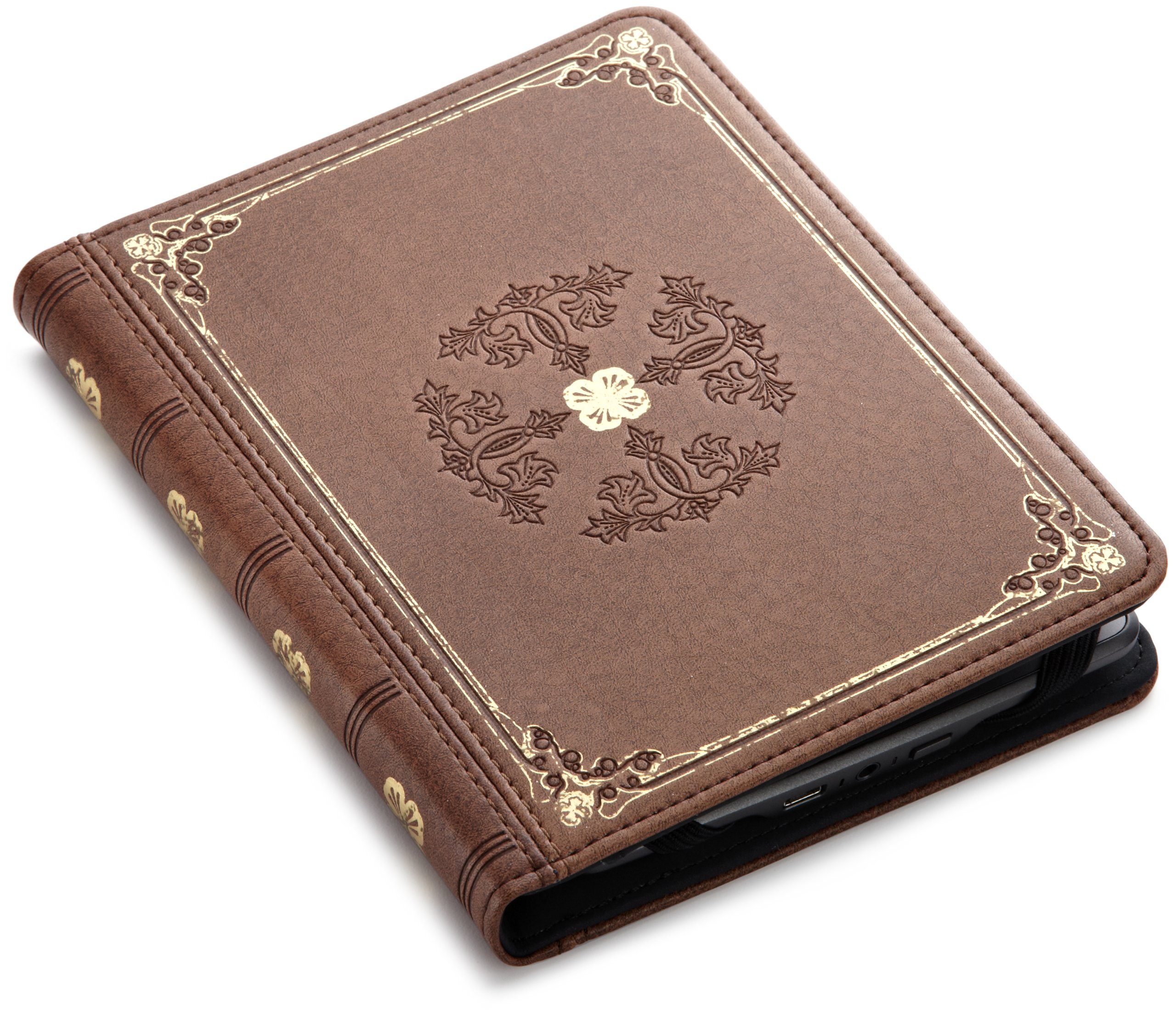 Verso Prologue Kindle Cover - Premium Tan Leather Case for Kindle Paperwhite, Kindle & Kindle Touch - Perfect for Reading, Travel & Daily Protection