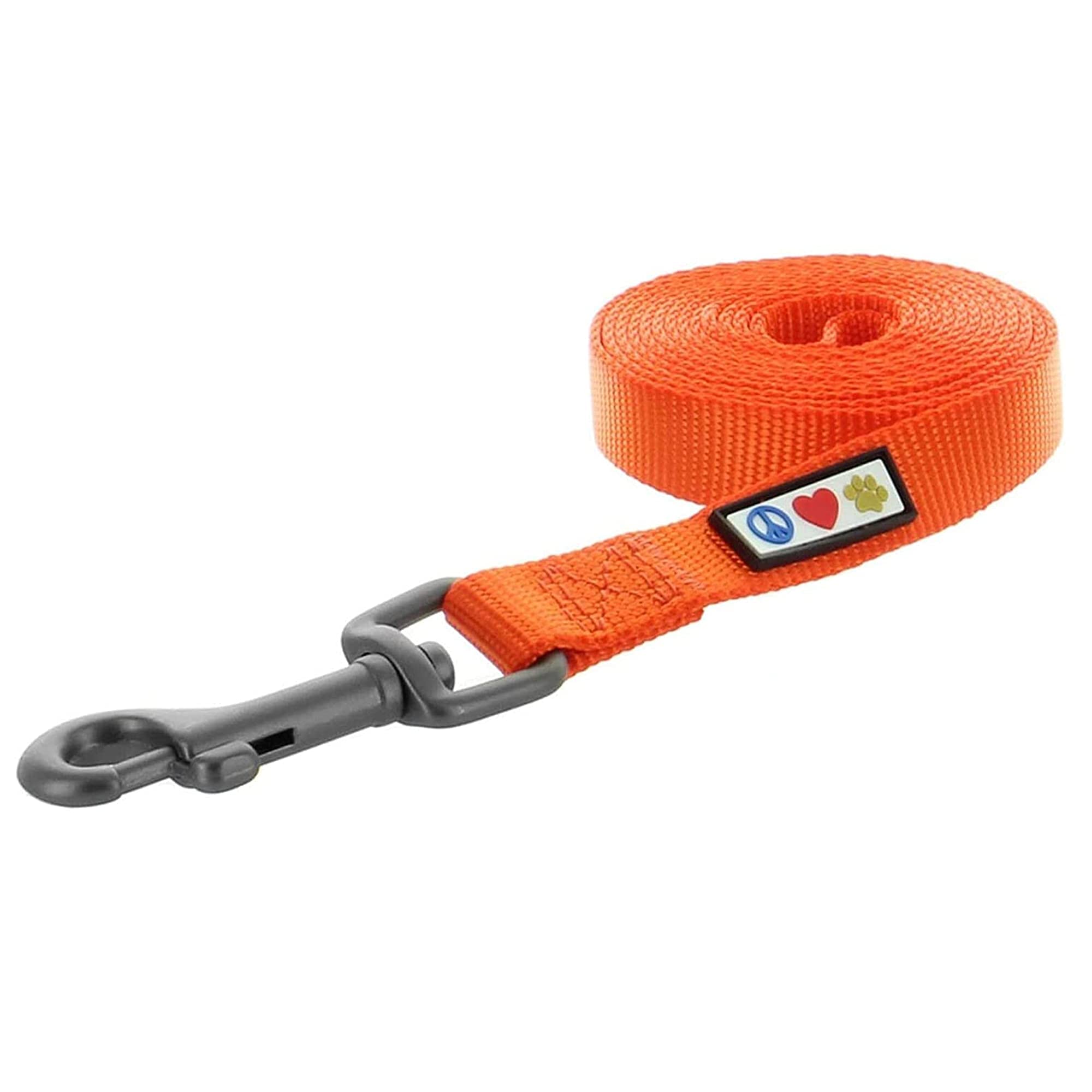 Pawtitas Reflective Dog Harness, Collar & Leash Set - Extra Small, Orange | Adjustable Mesh Vest for Small Dogs | Perfect for Night Walks, Training & Outdoor Adventures