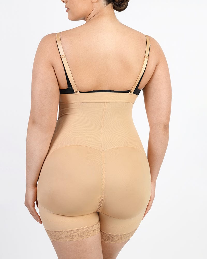 AirSlim® Strapless Body Shaper for Women - Seamless Tummy Control Shapewear for Slimming & Posture Support - Perfect for Dresses, Workouts & Everyday Wear