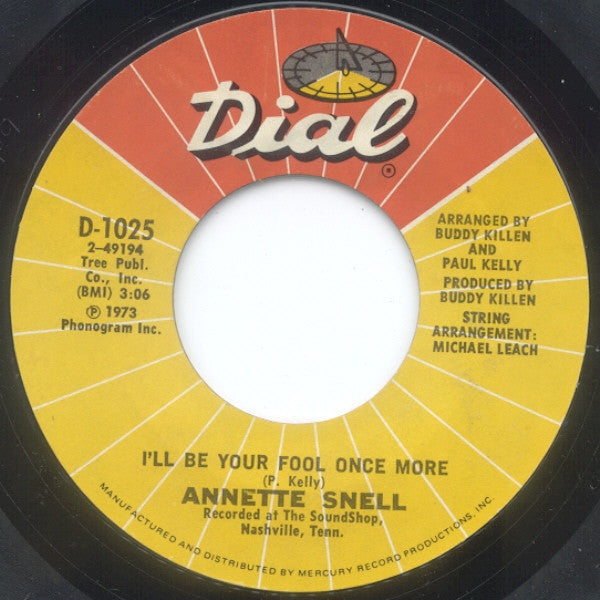 Annette Snell - I'll Be Your Fool Once More / Get Your Thing Together 7