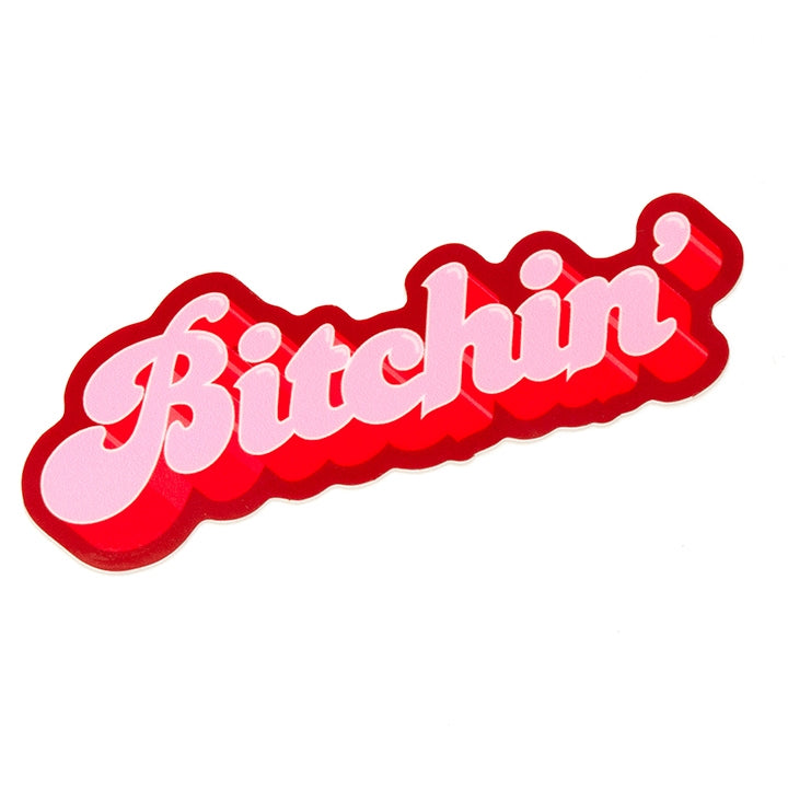 Bitchin' Vinyl Stickers - Waterproof Decals for Laptops, Cars & DIY Projects - Perfect for Personalizing Your Devices and Home Decor