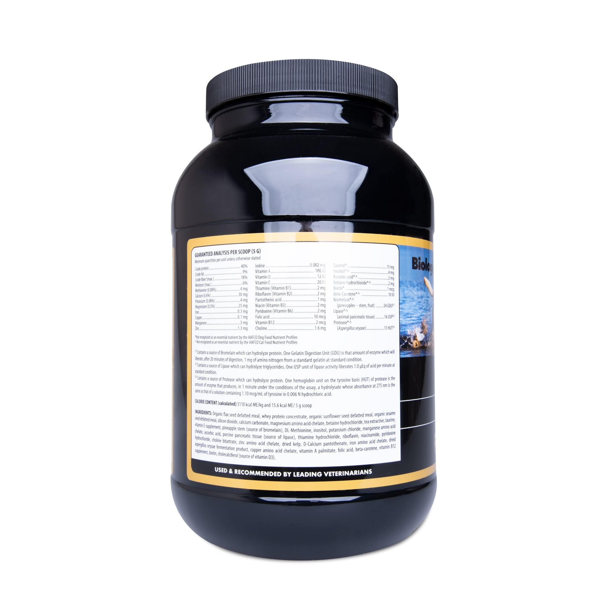 BioVITES Multivitamin Powder for Cats & Dogs - Essential Vitamins, Minerals & Enzymes Supplement | Supports Digestion & Immune System Health | 106-Day Supply for 60-lb Pets (3.5-lb Powder) | Perfect for Daily Pet Nutrition & Wellness Routine