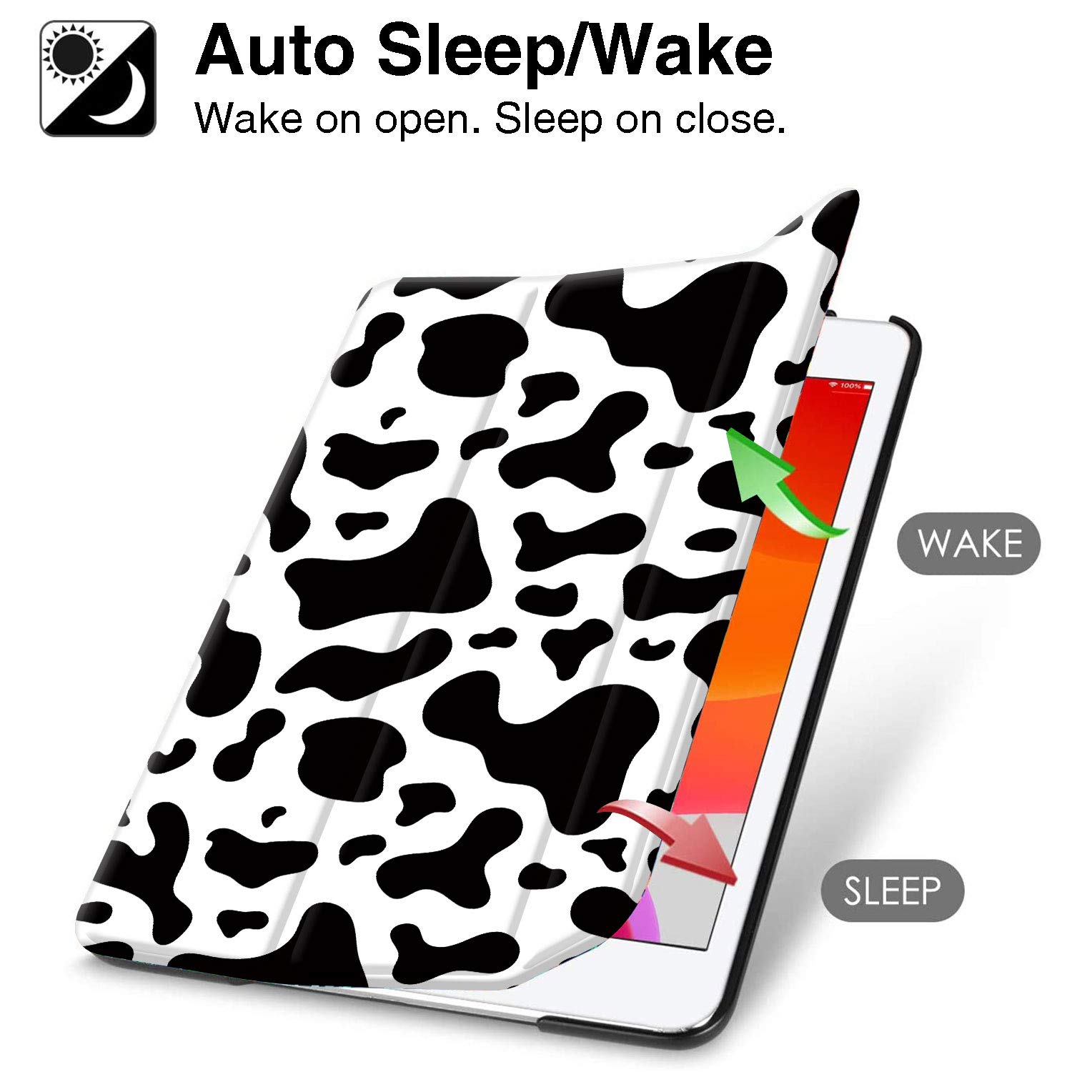 HiSpace Shockproof Protective Case for iPad 9th/8th/7th Gen (10.2-inch 2021/2020/2019 Models A2270 A2428 A2429 A2197) with Pencil Holder & Auto Sleep/Wake - Perfect for School, Work, and Travel