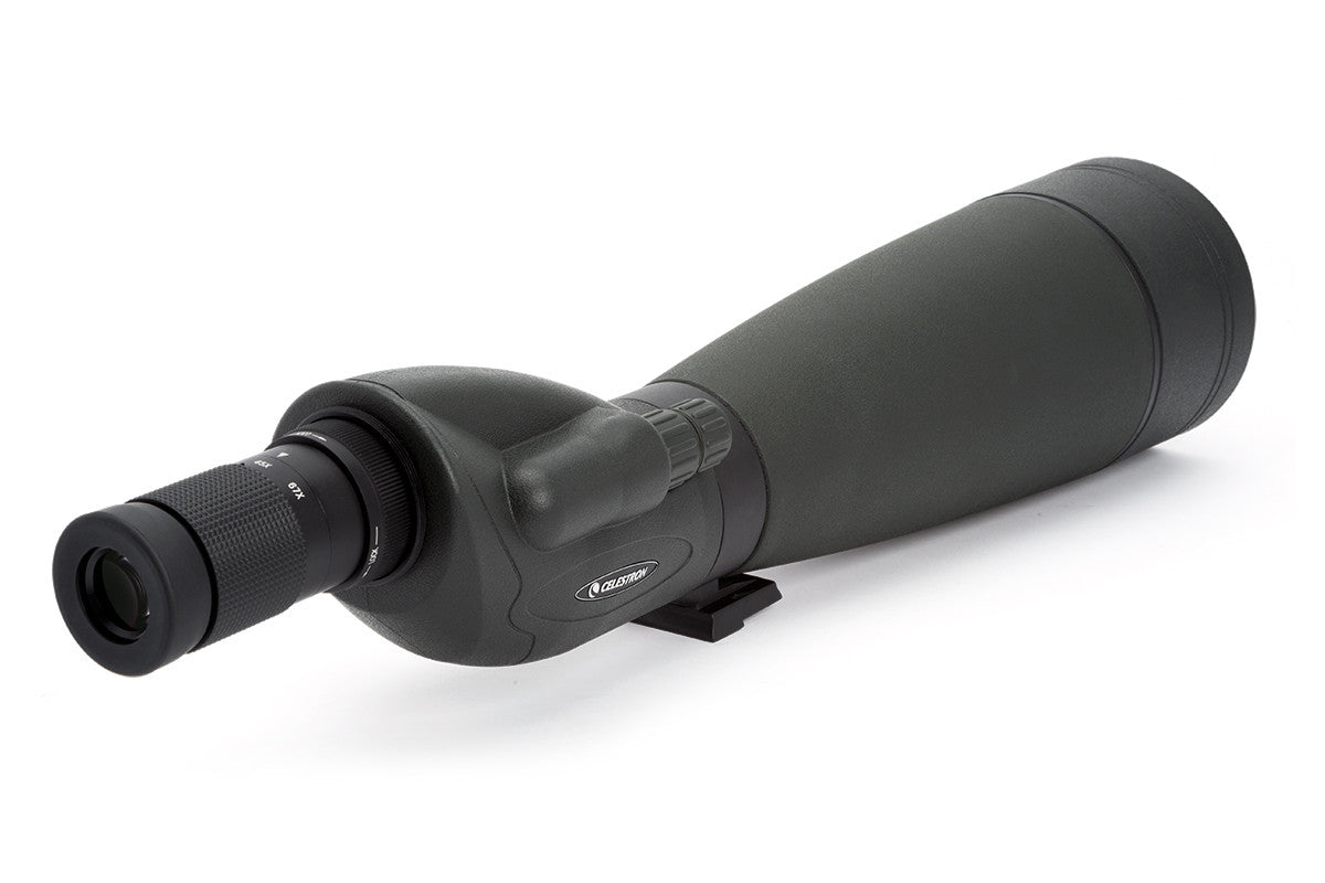 TrailSeeker 22 67x100mm Straight Zoom Spotting Scope - High Power Magnification for Bird Watching, Hunting & Outdoor Adventures - Waterproof & Fogproof Design for Hiking, Camping & Wildlife Observation